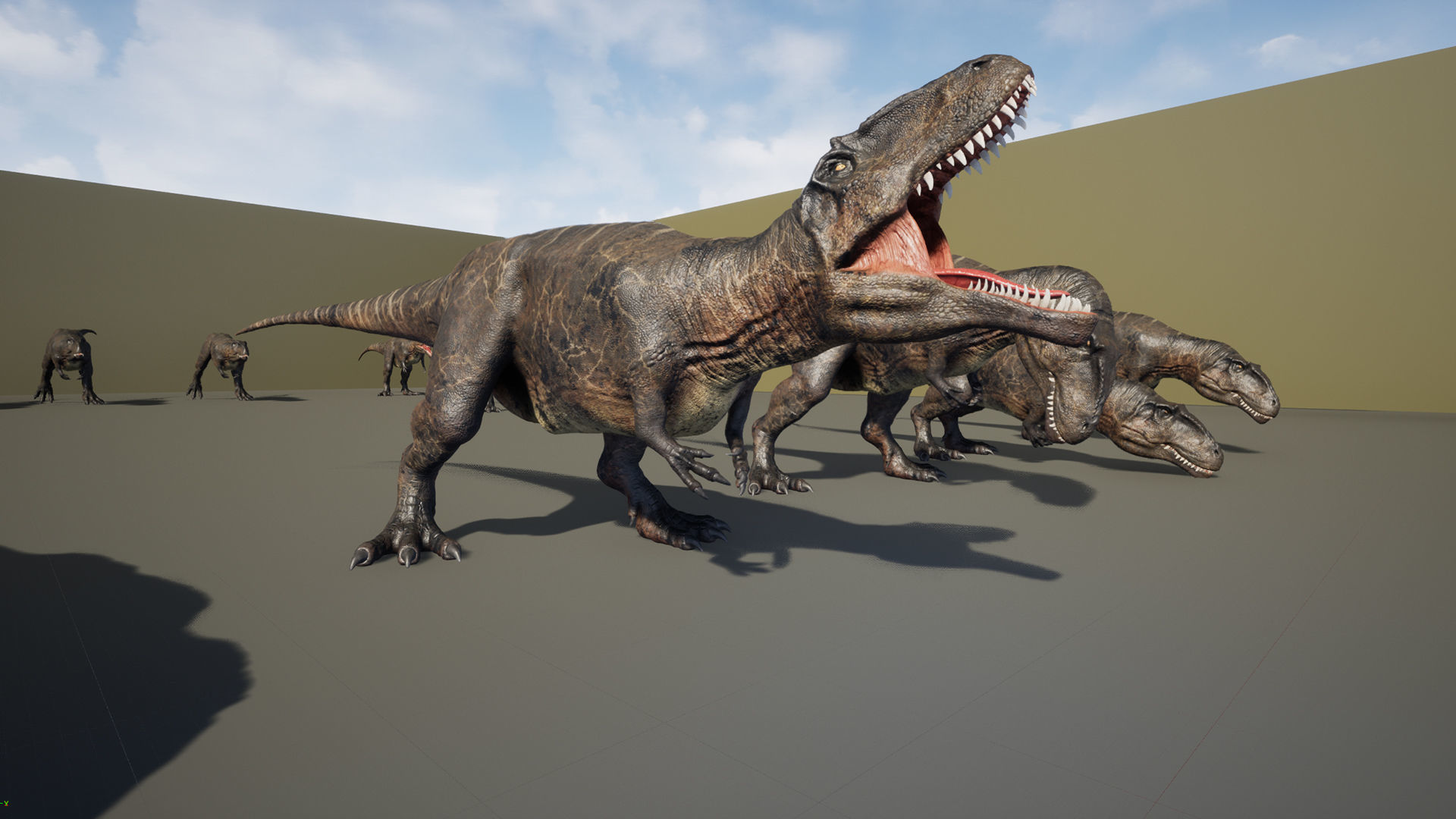 Dinosaur Giganotosaurus Real Dinosaur Series Low-poly 3D model_12