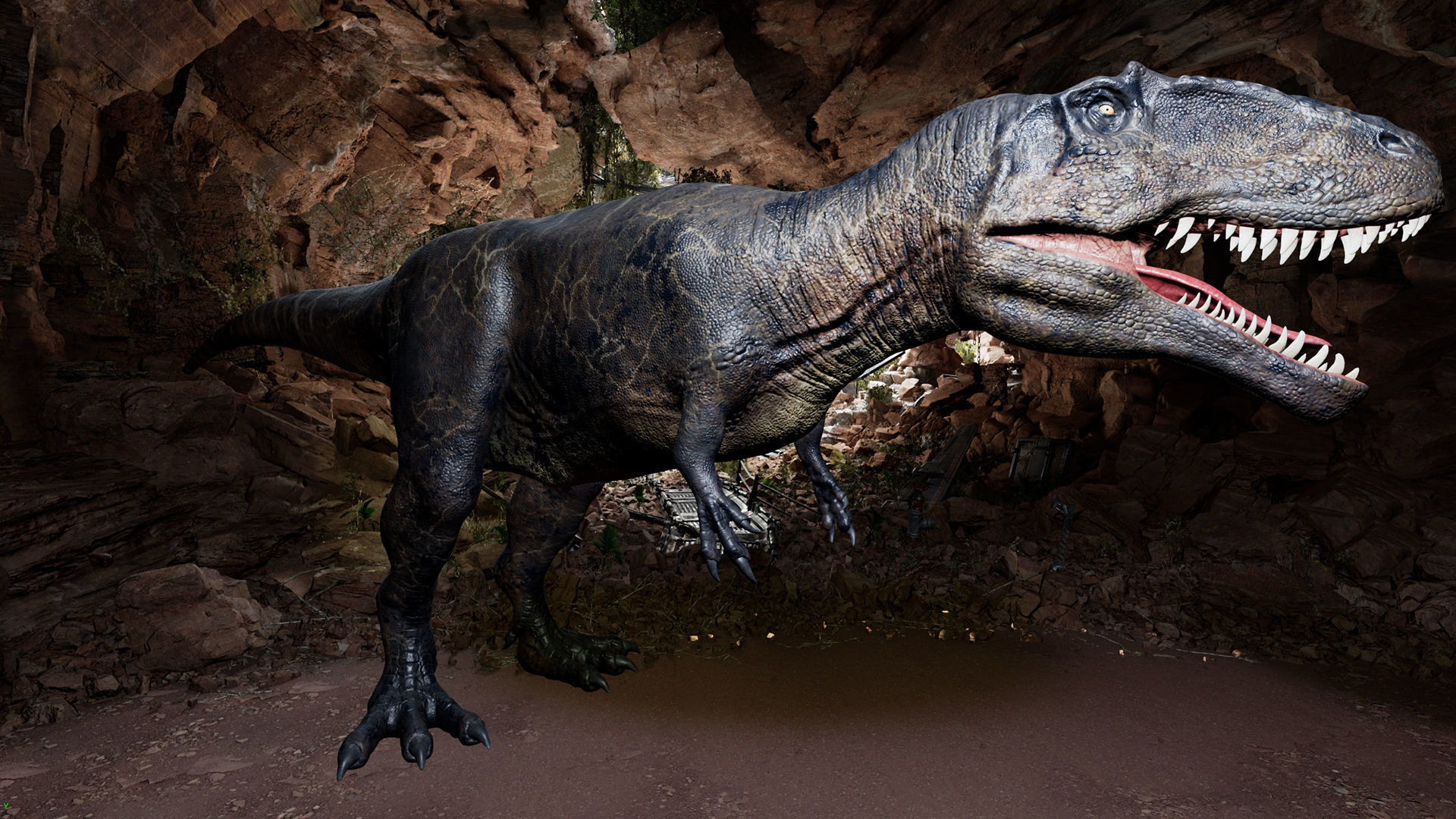 Dinosaur Giganotosaurus Real Dinosaur Series Low-poly 3D model_5