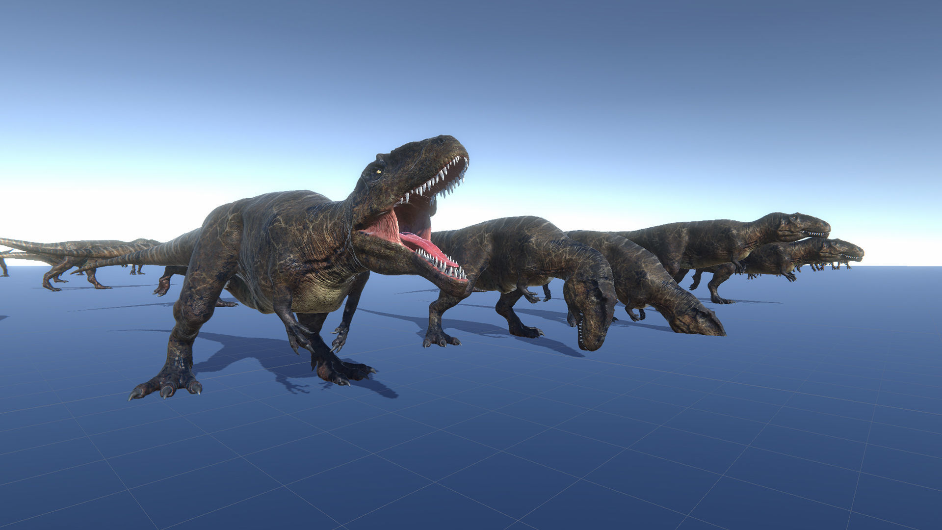 Dinosaur Giganotosaurus Real Dinosaur Series Low-poly 3D model_34