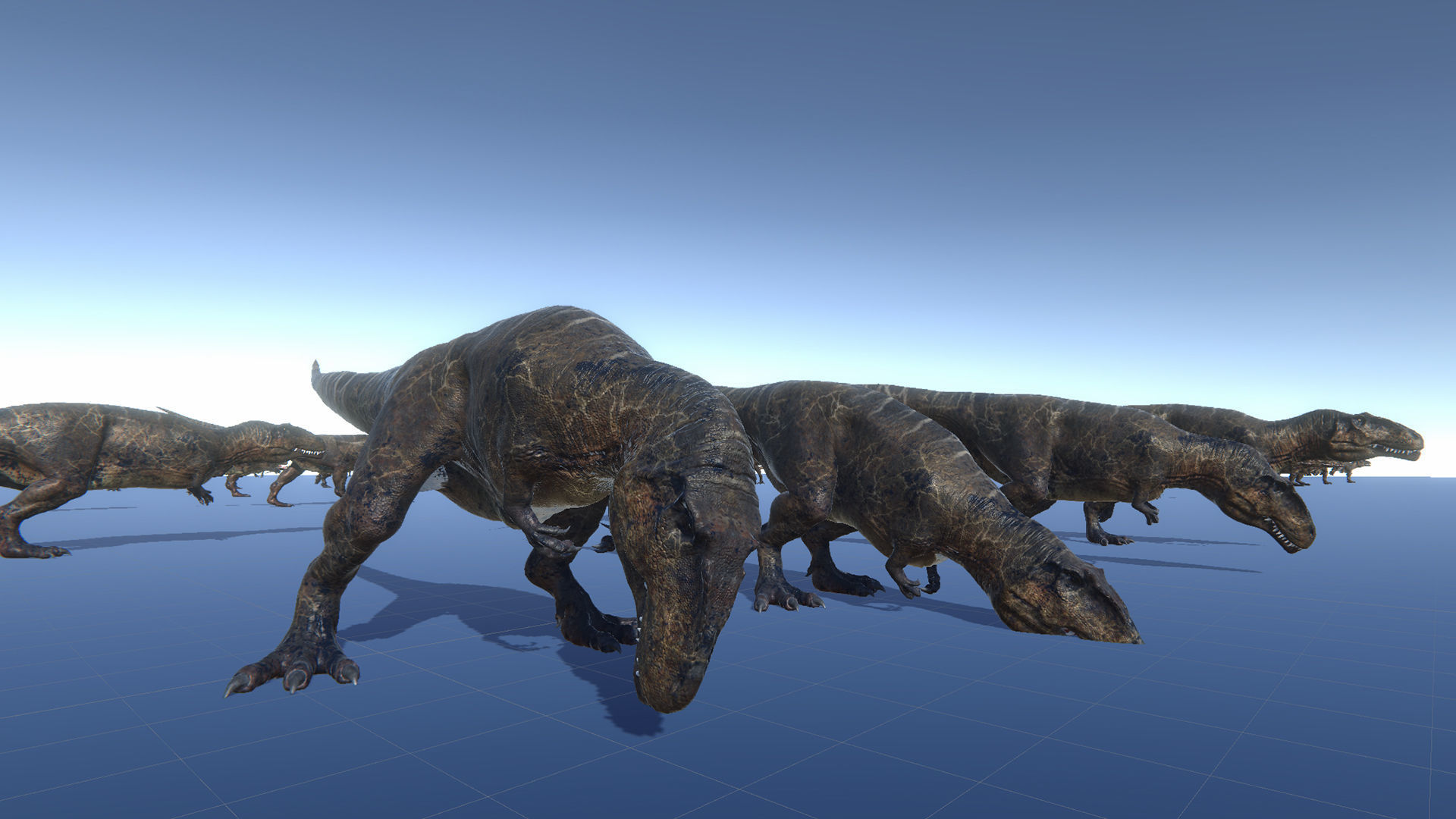 Dinosaur Giganotosaurus Real Dinosaur Series Low-poly 3D model_35