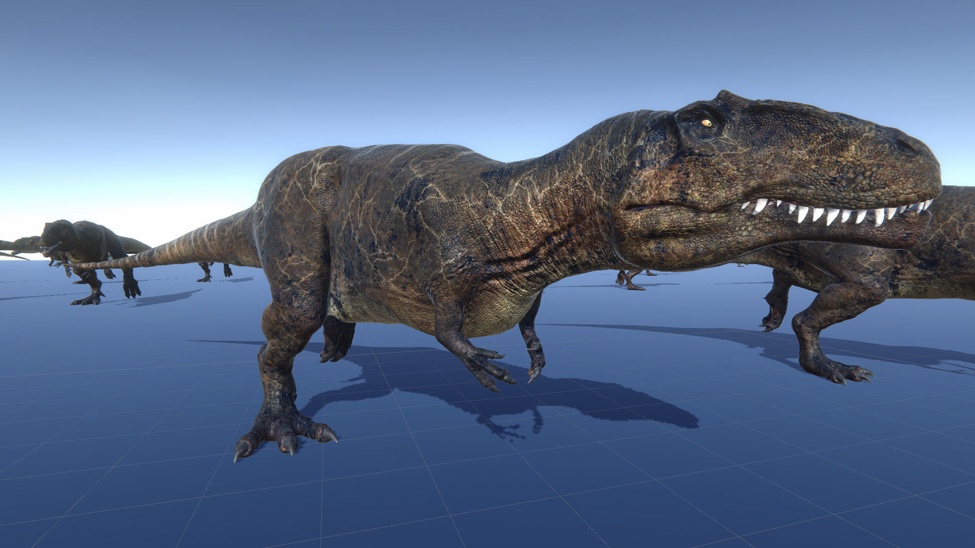 Dinosaur Giganotosaurus Real Dinosaur Series Low-poly 3D model_36