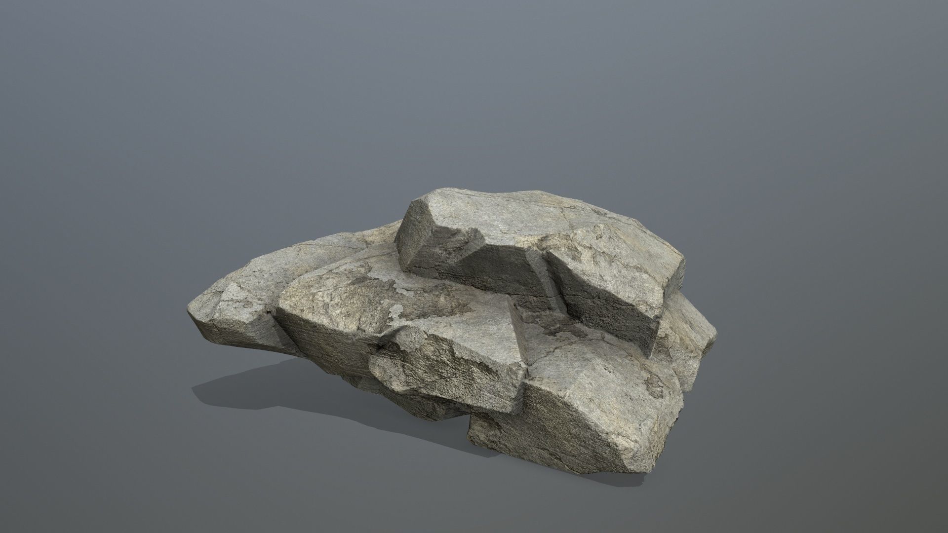 rocks rock Low-poly 3D model_8