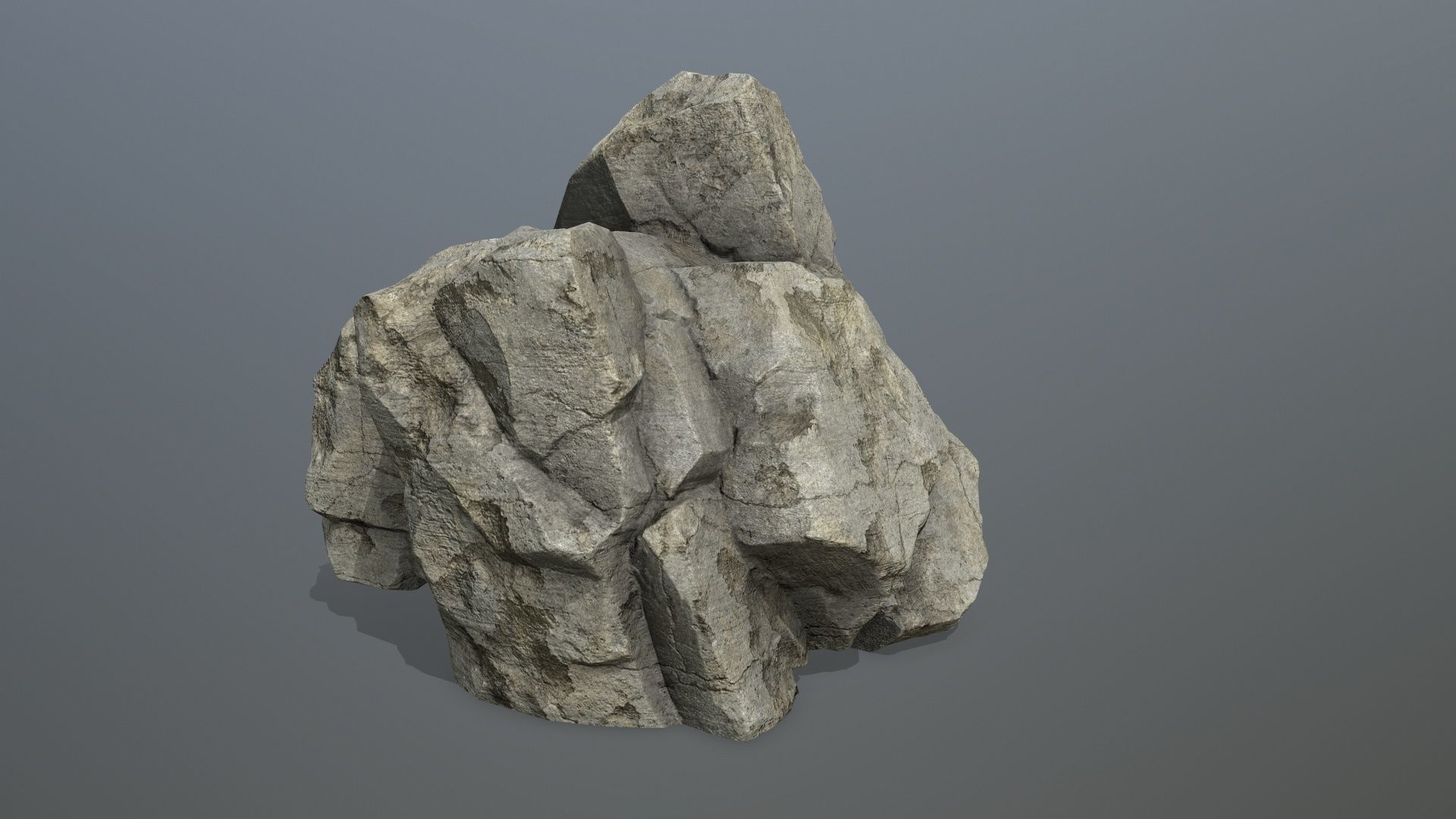 rocks rock Low-poly 3D model_5