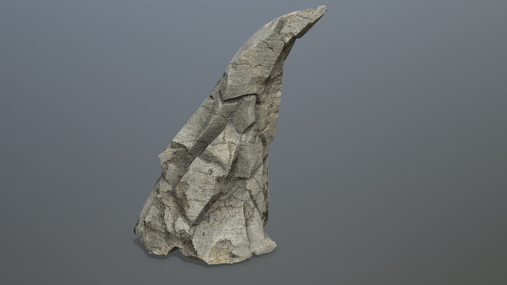 rocks rock Low-poly 3D model_3
