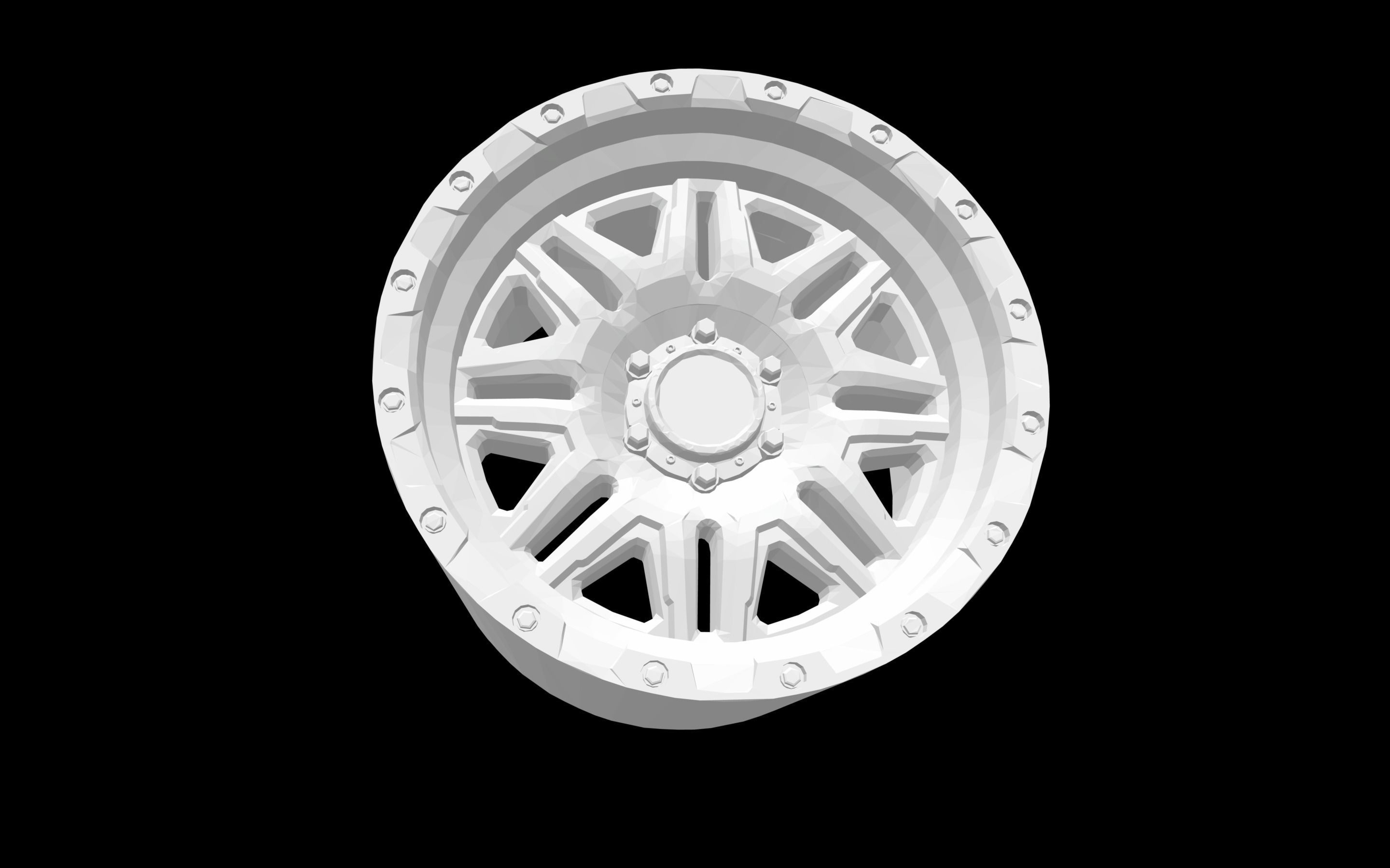 Black Rhino Alamo 3D print model_3