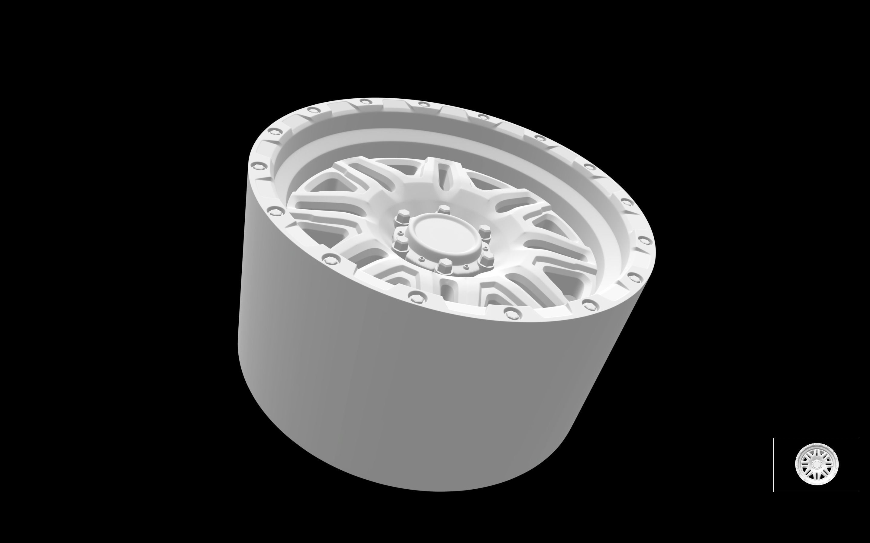 Black Rhino Alamo 3D print model_1