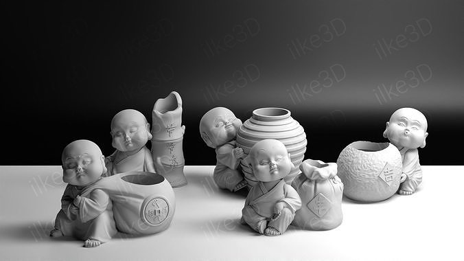 Buddhas chinese figurines
