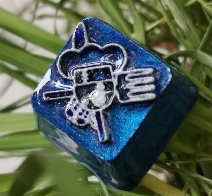 keycap one piece luffy sanji zoro 3D model_2