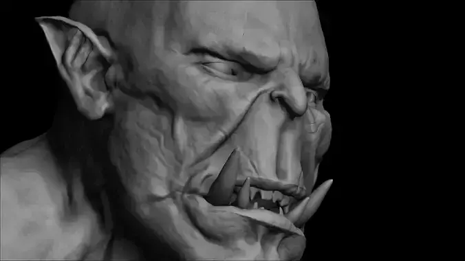 orc head