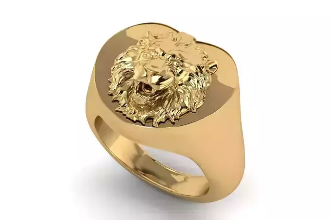 Lion Head Ring R 157
