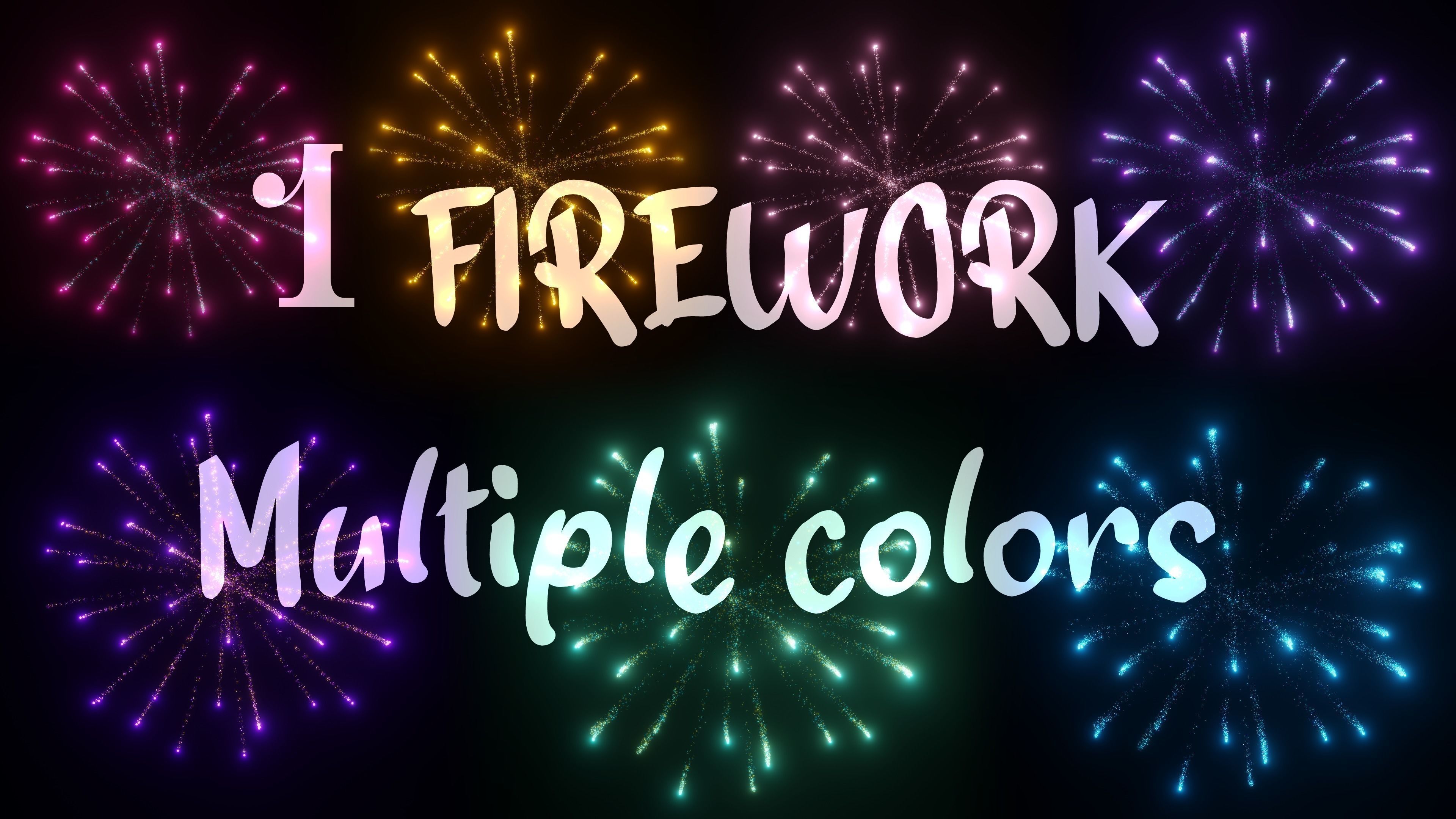 3D Animated Firework 3D model_9