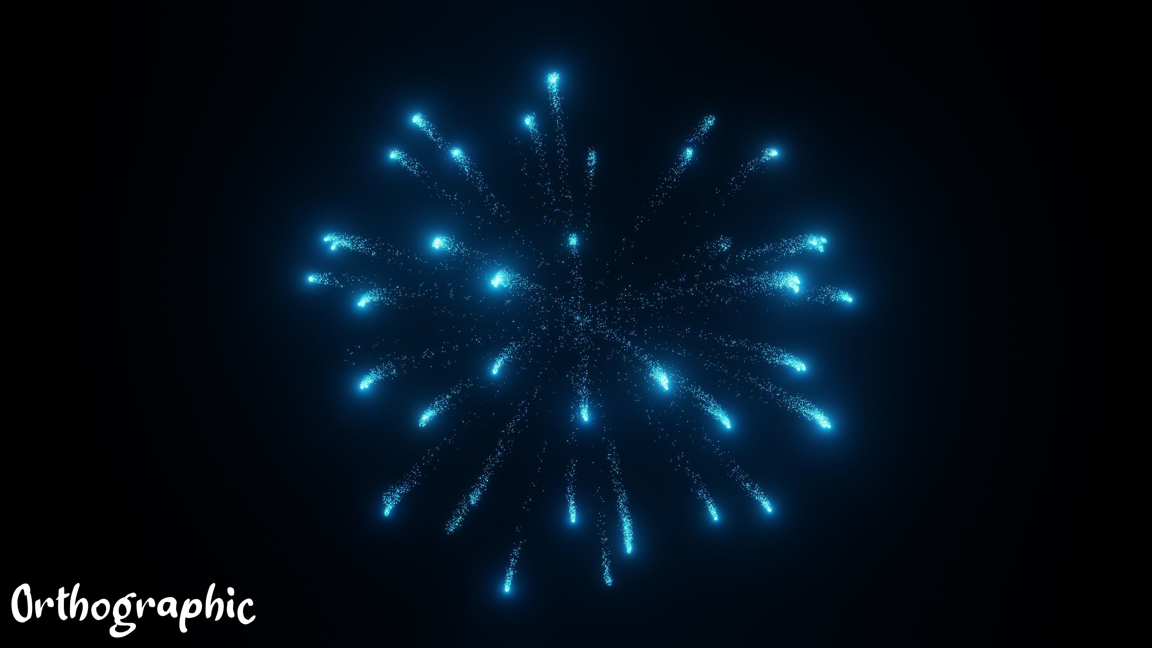 3D Animated Firework 3D model_22