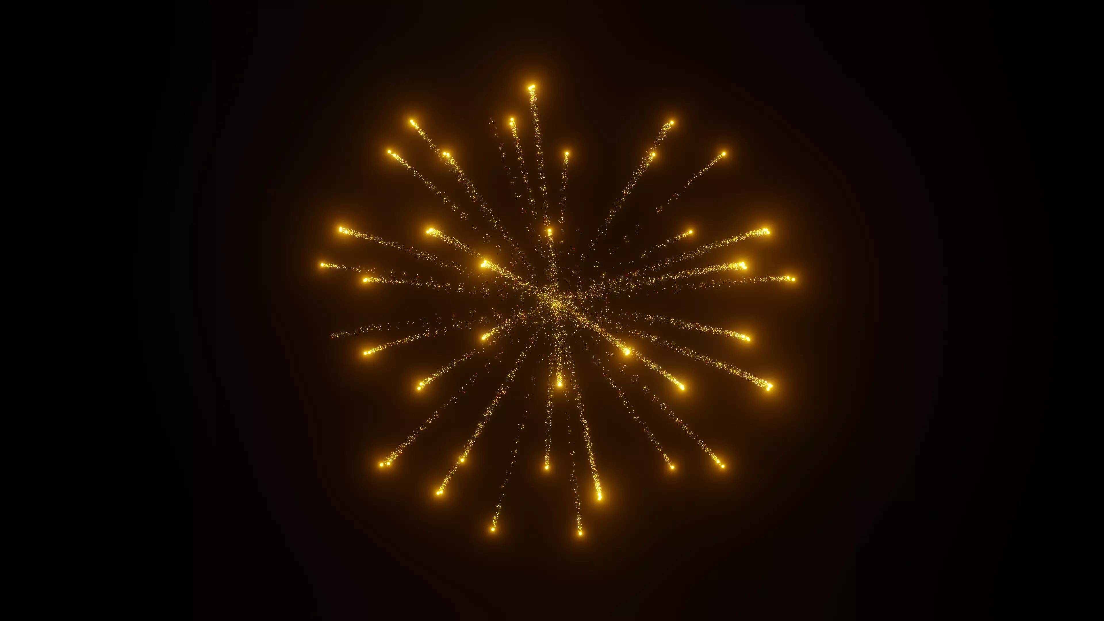 3D Animated Firework 3D model_0