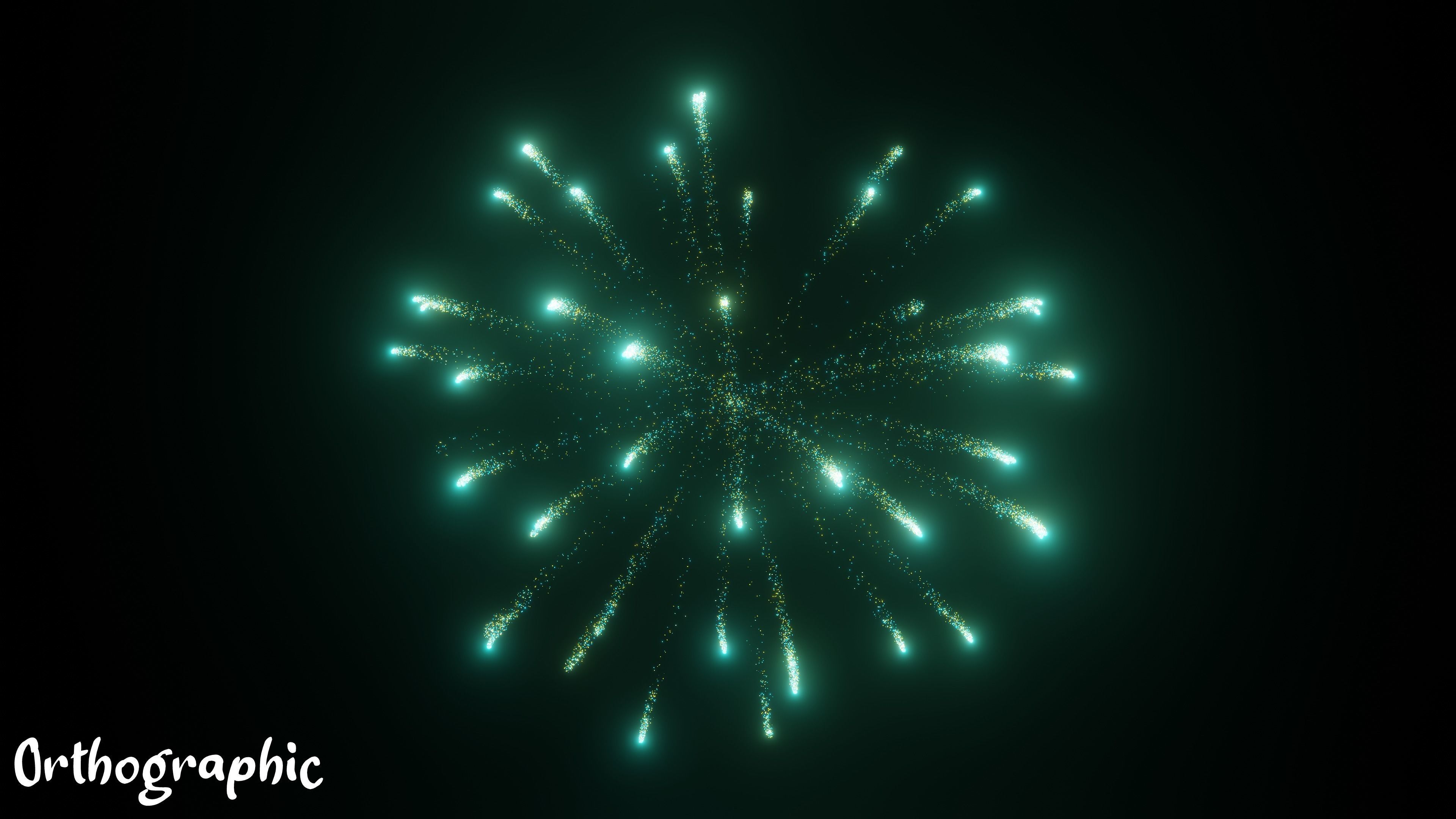 3D Animated Firework 3D model_16