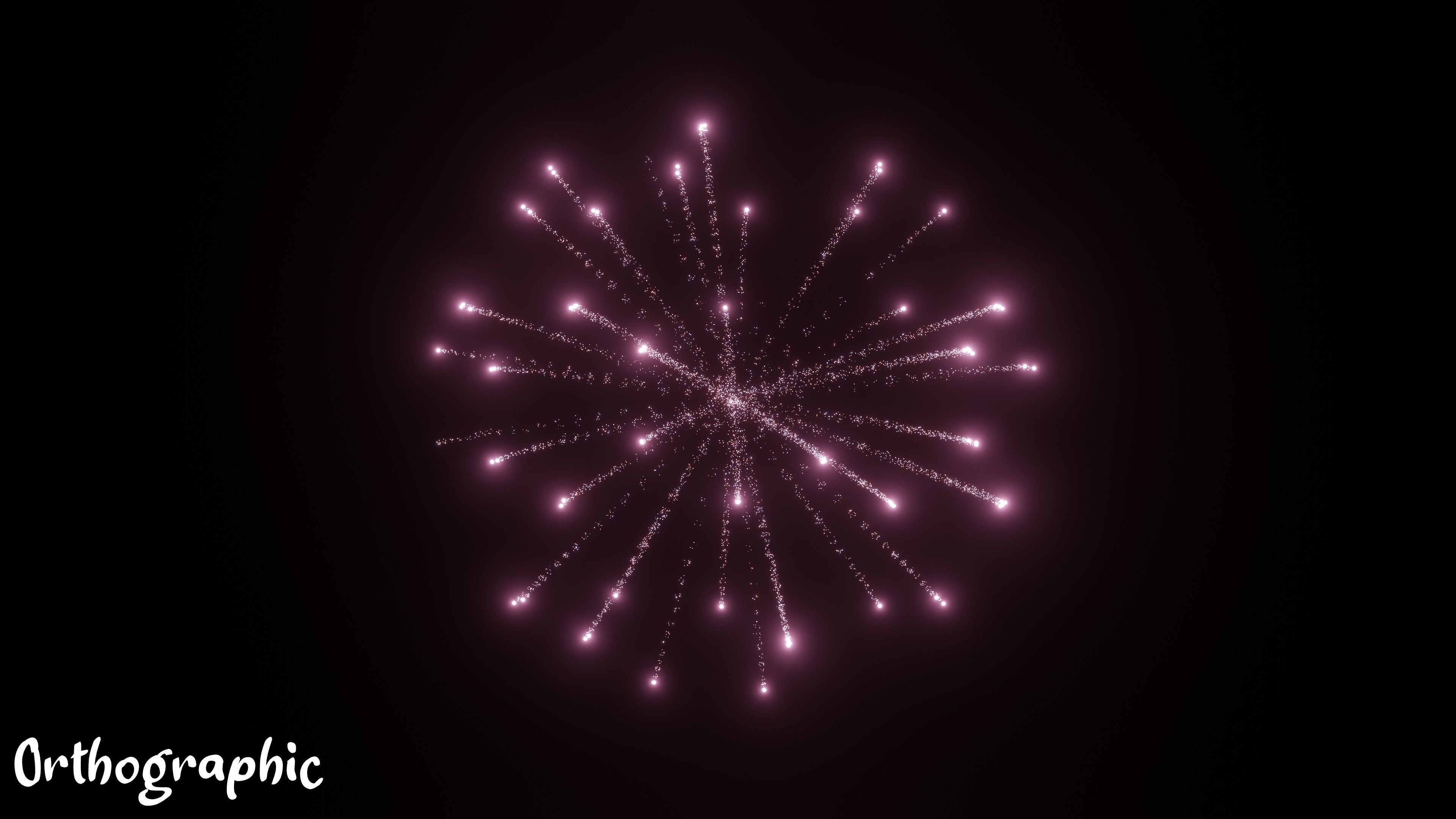 3D Animated Firework 3D model_14