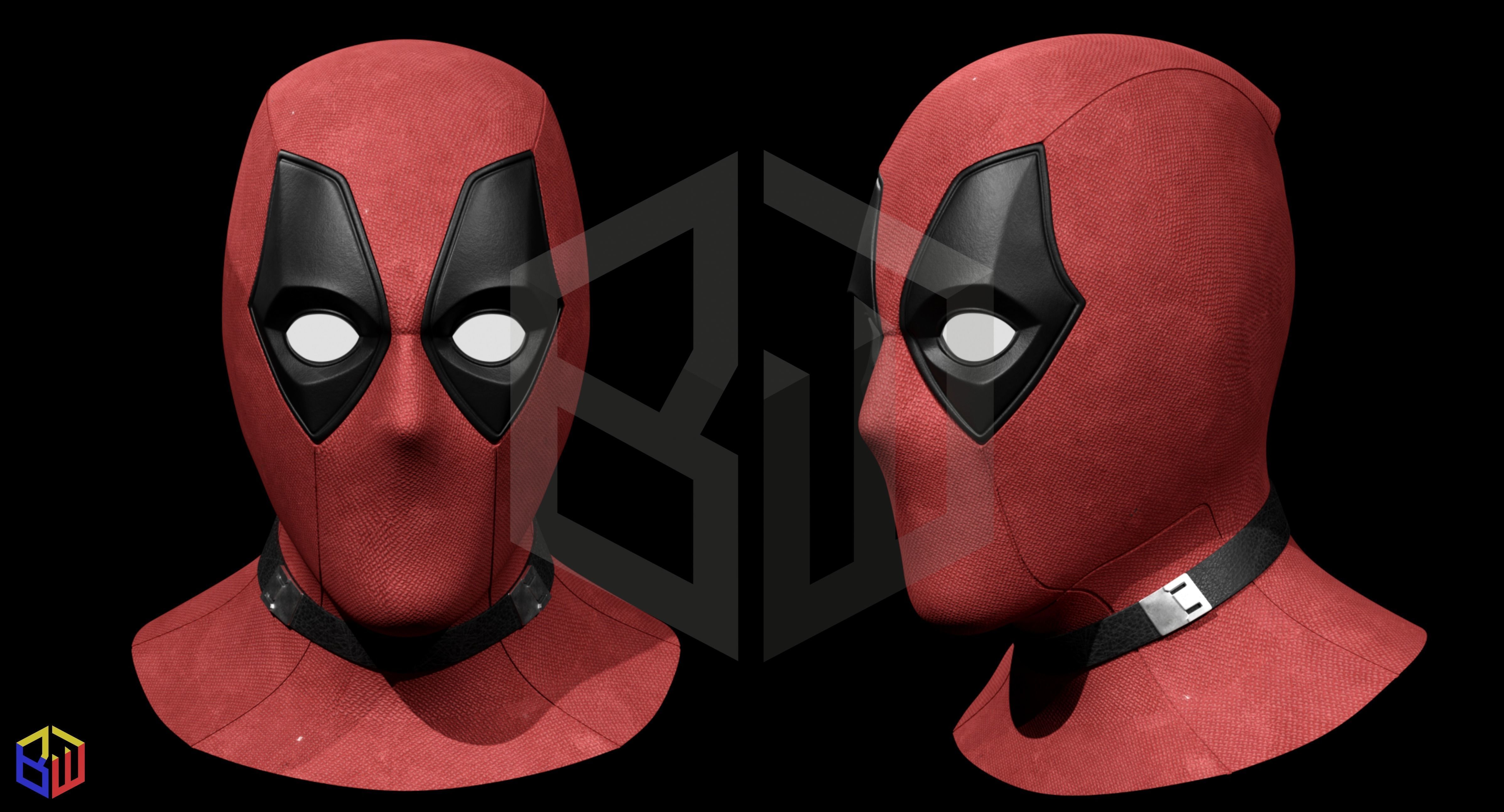 Deadpool Movie Mask 3D print model_21