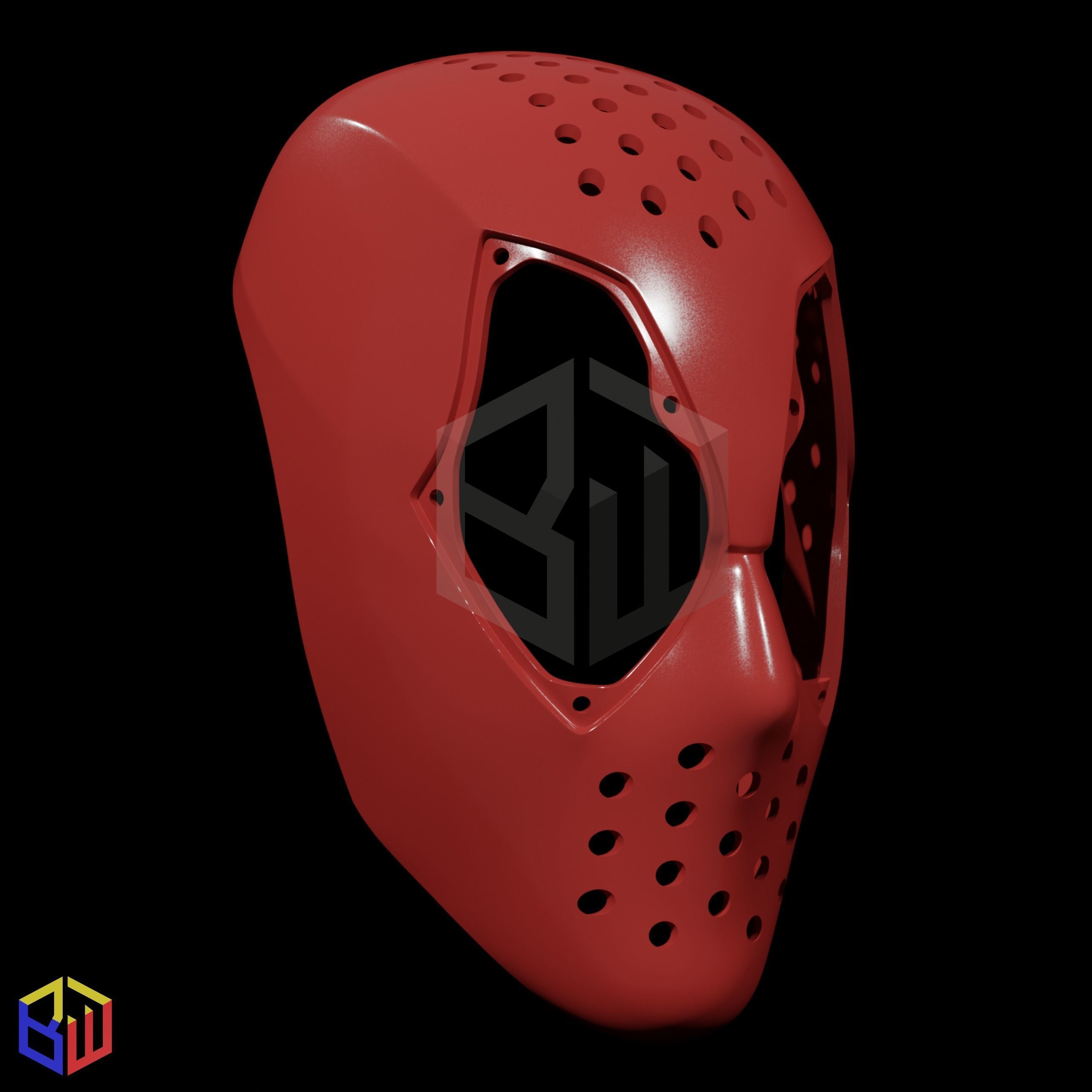 Deadpool Movie Mask 3D print model_5
