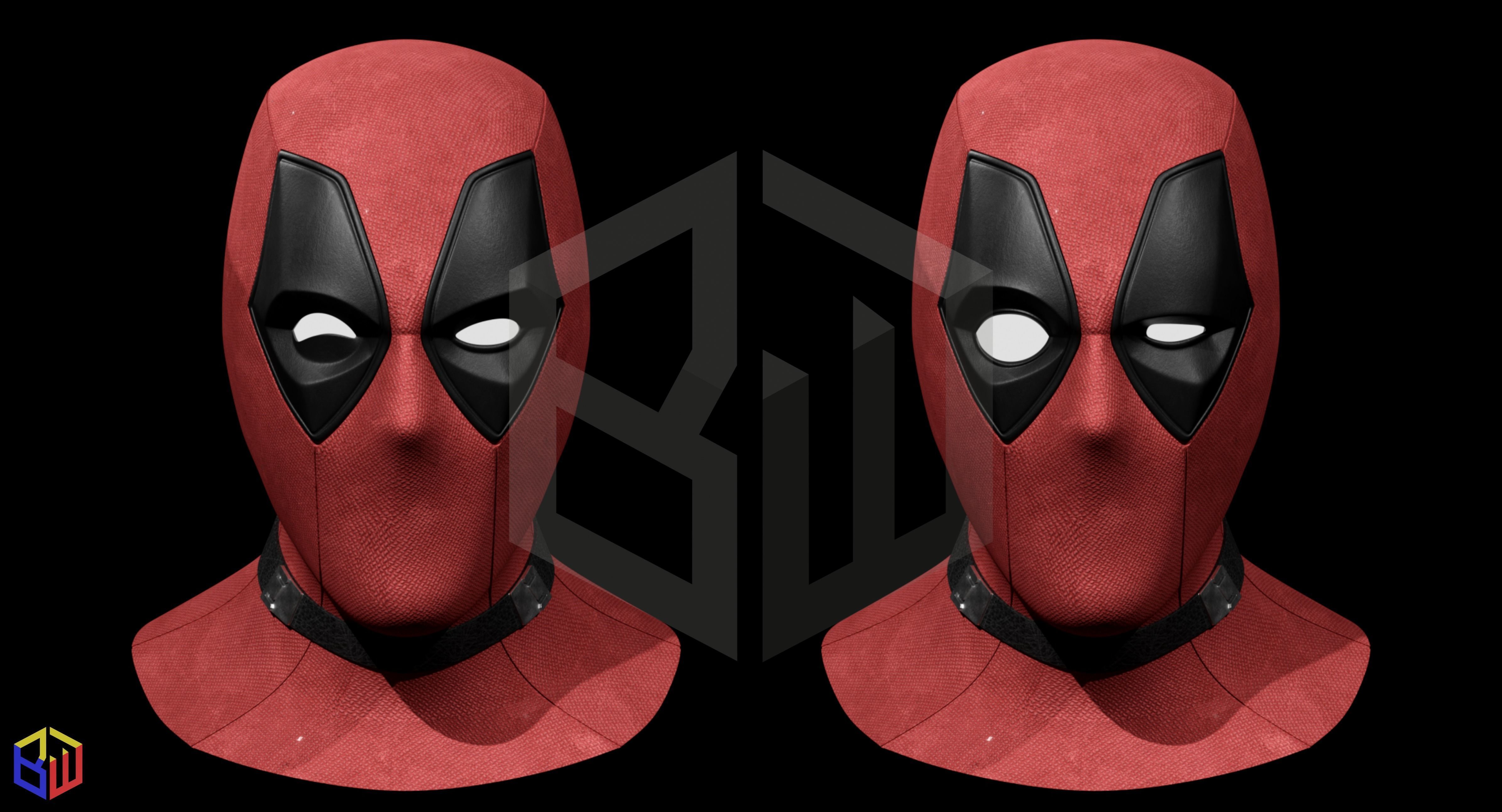 Deadpool Movie Mask 3D print model_24