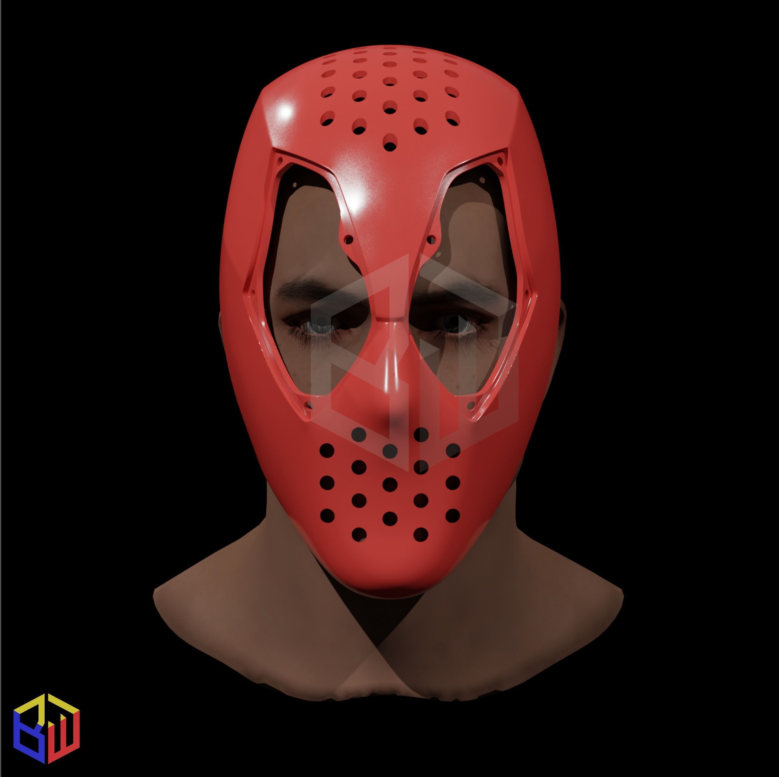 Deadpool Movie Mask 3D print model_8