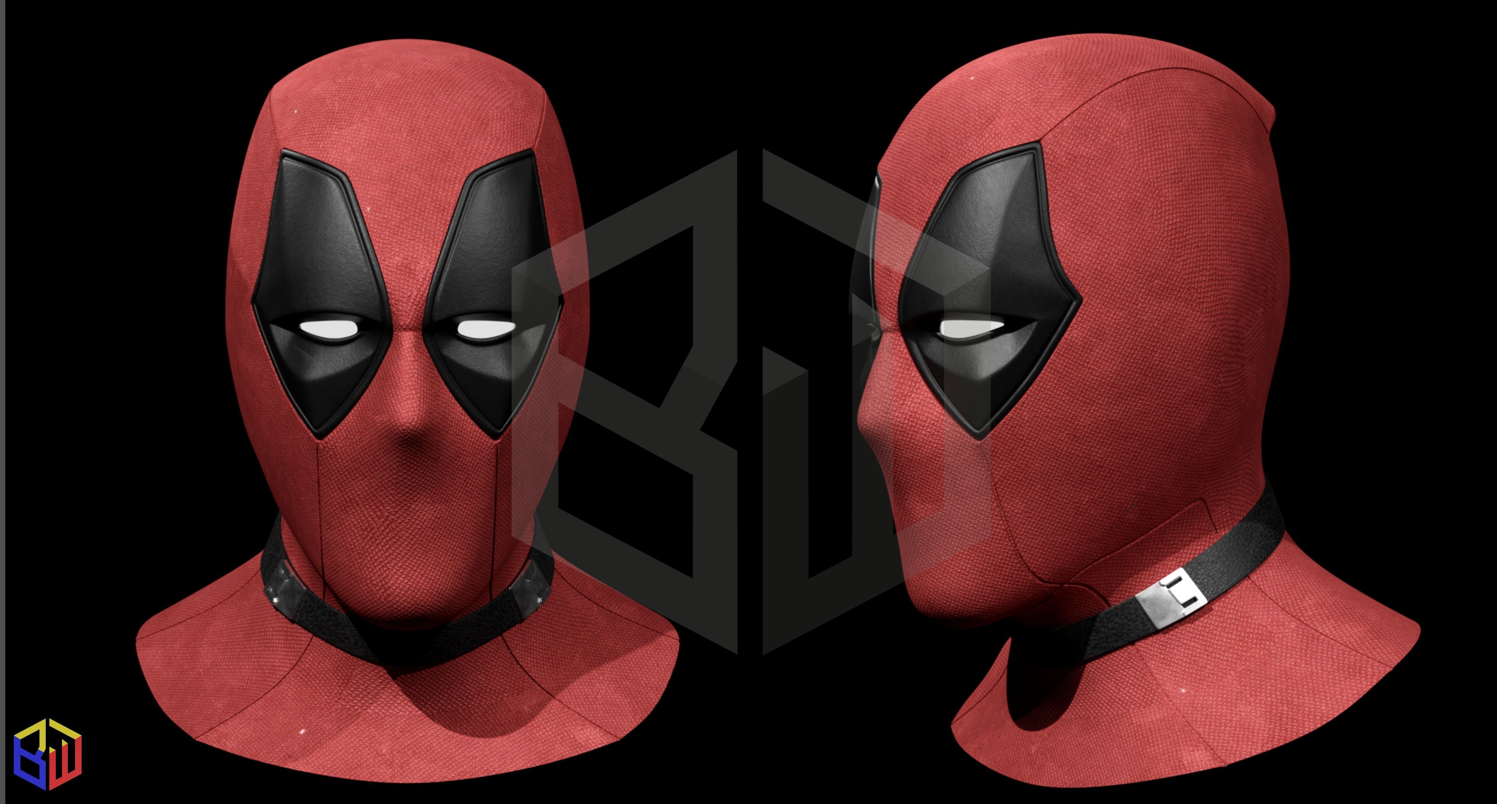 Deadpool Movie Mask 3D print model_22