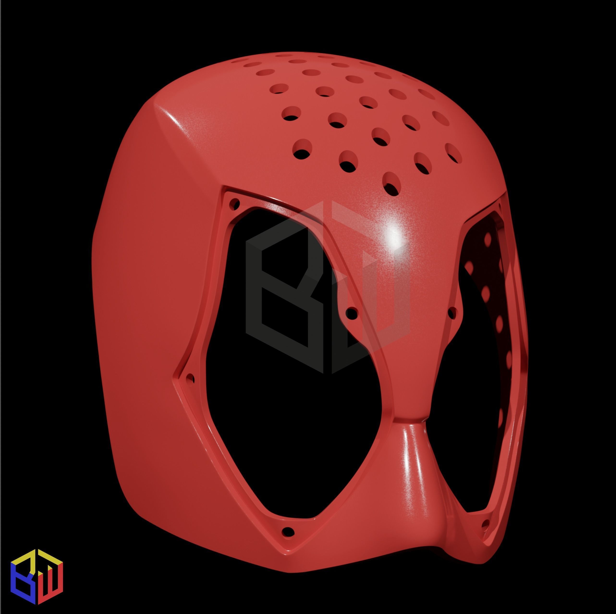 Deadpool Movie Mask 3D print model_4