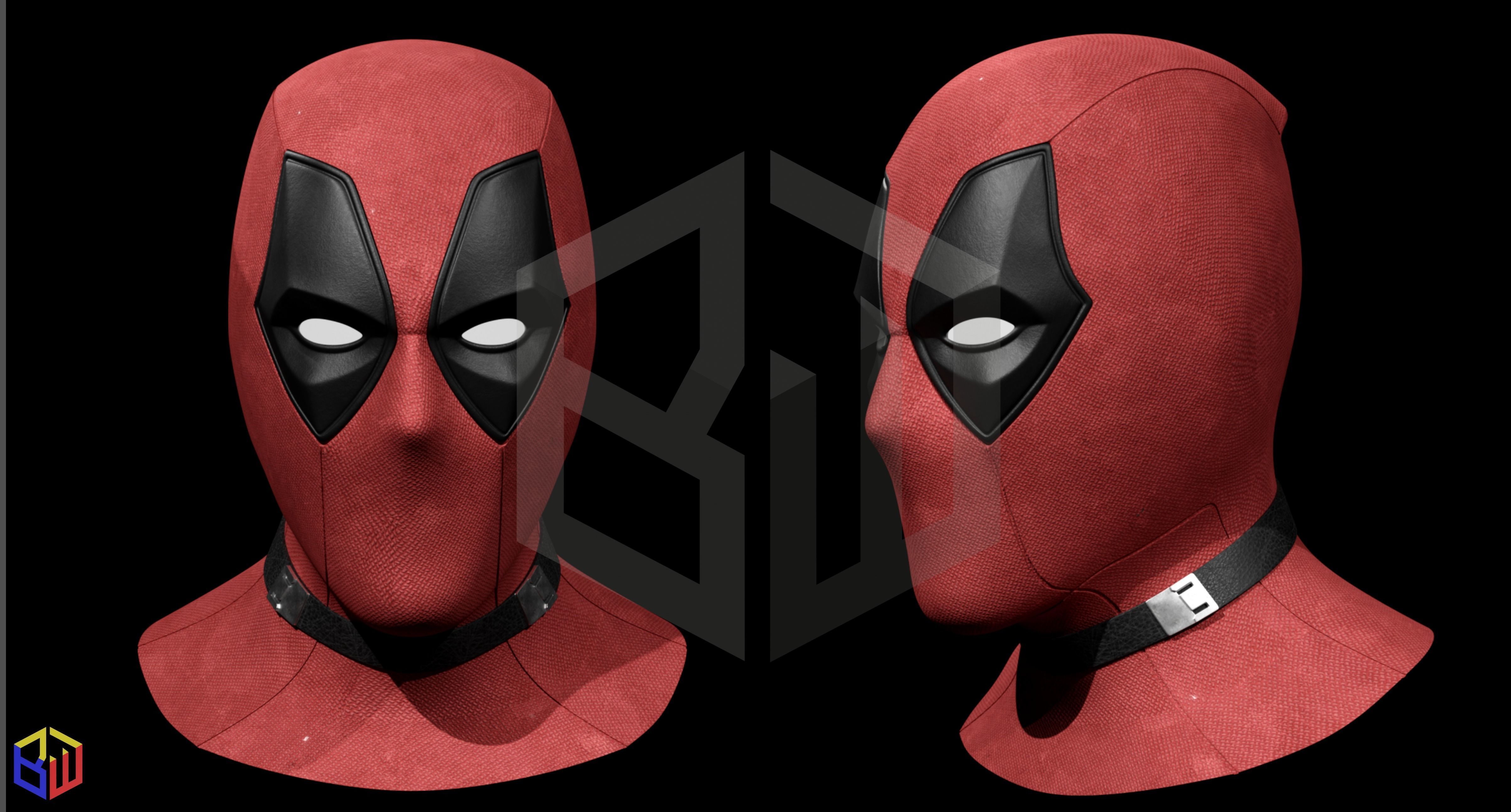Deadpool Movie Mask 3D print model_23