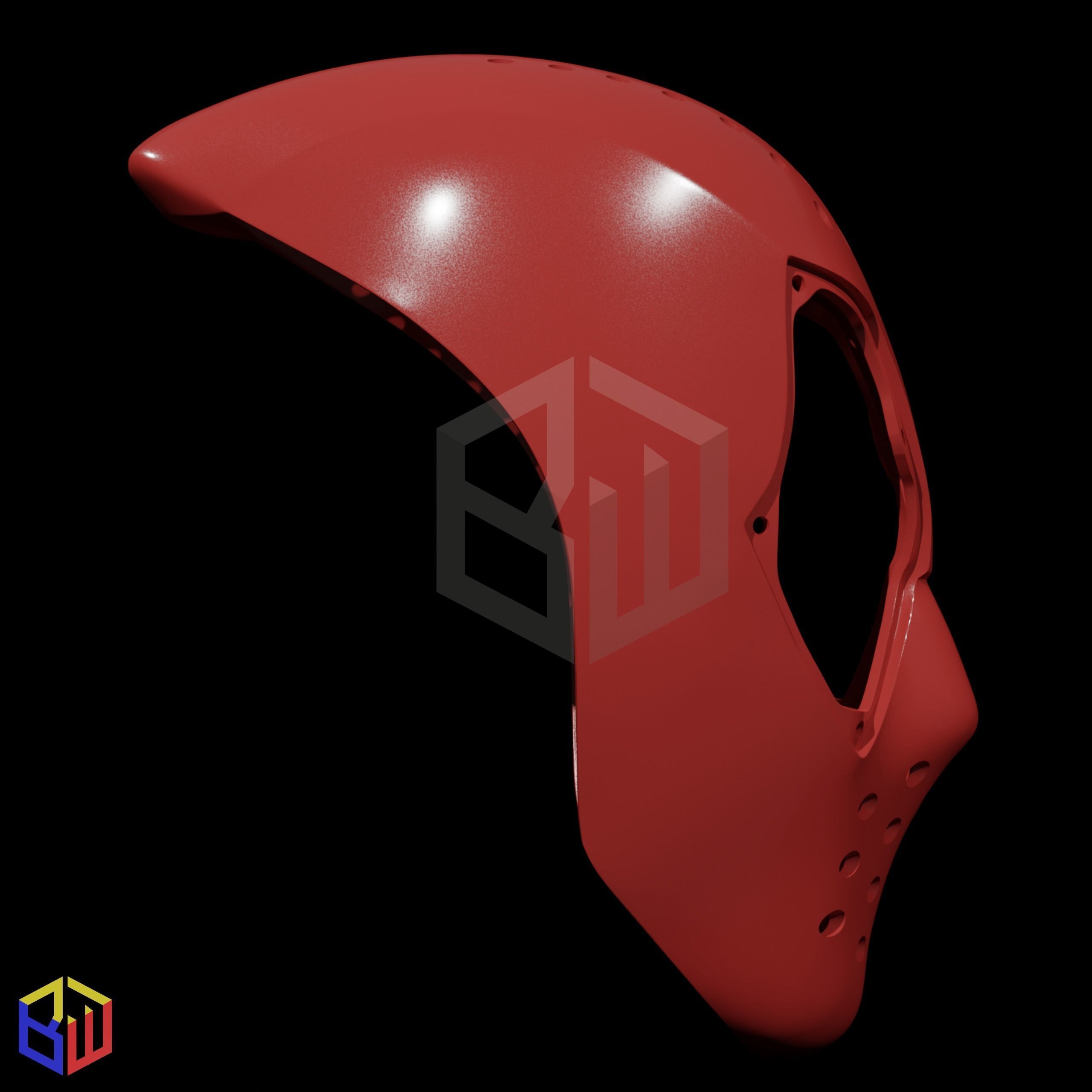 Deadpool Movie Mask 3D print model_7