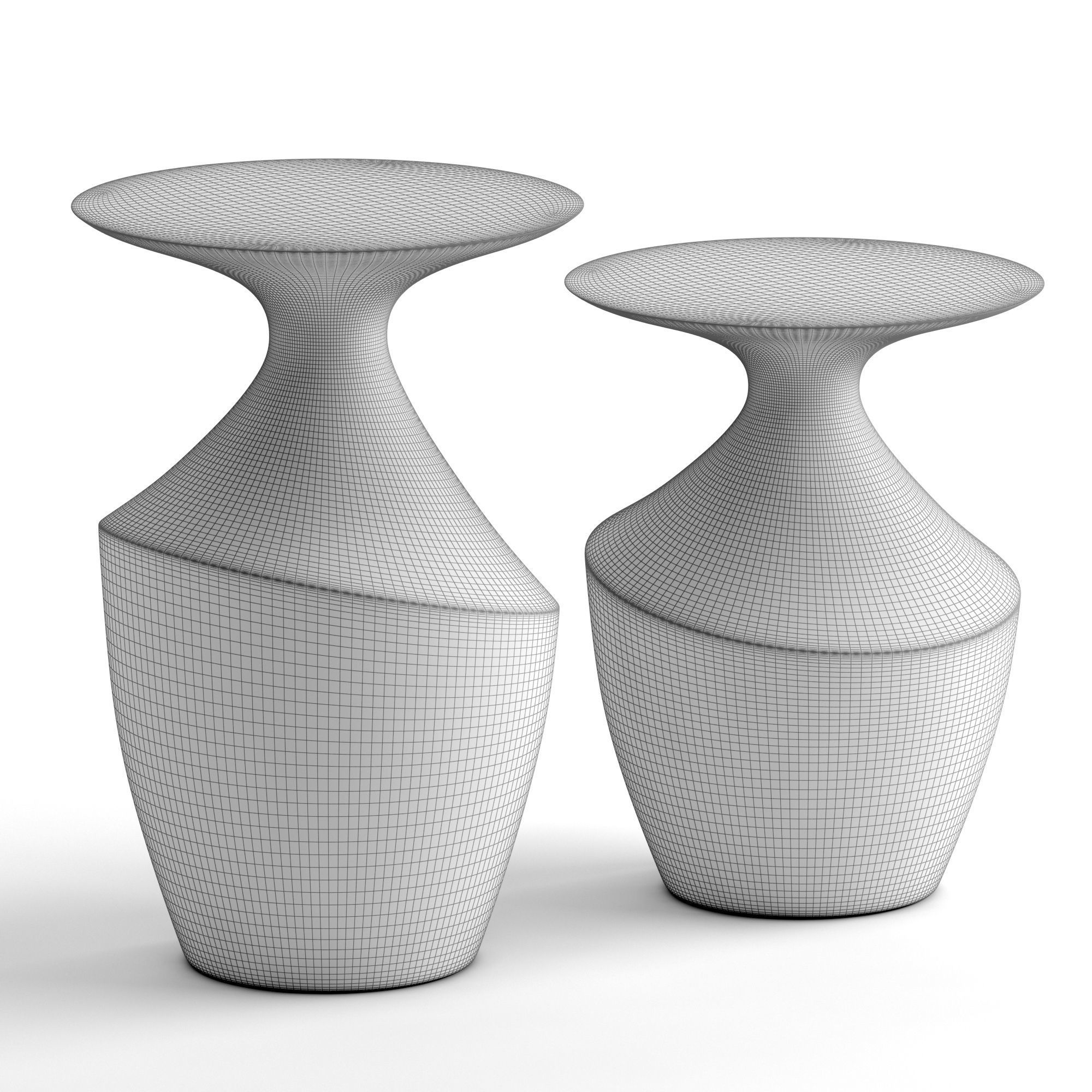 Palecek Chelsea Side Table 3D model_4