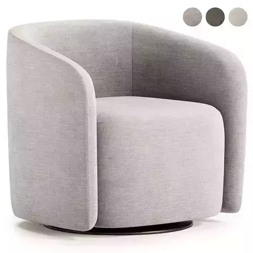 Mila swivel armchair