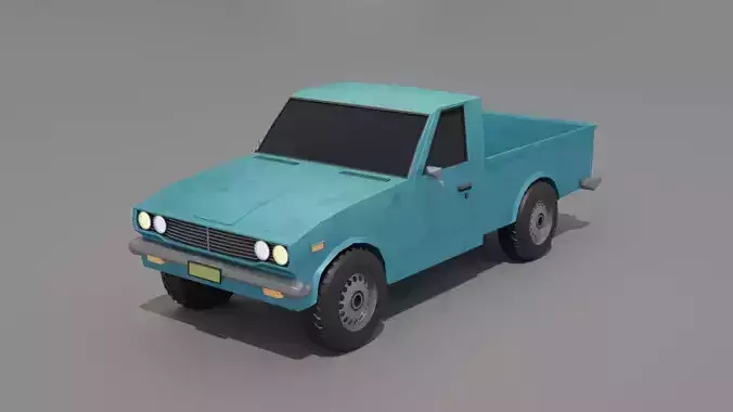 Truck Low-poly 3D model