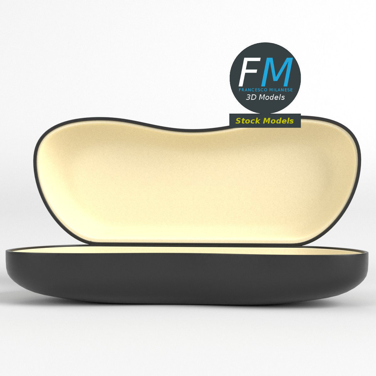 Eyeglasses empty case 1 3D model_3