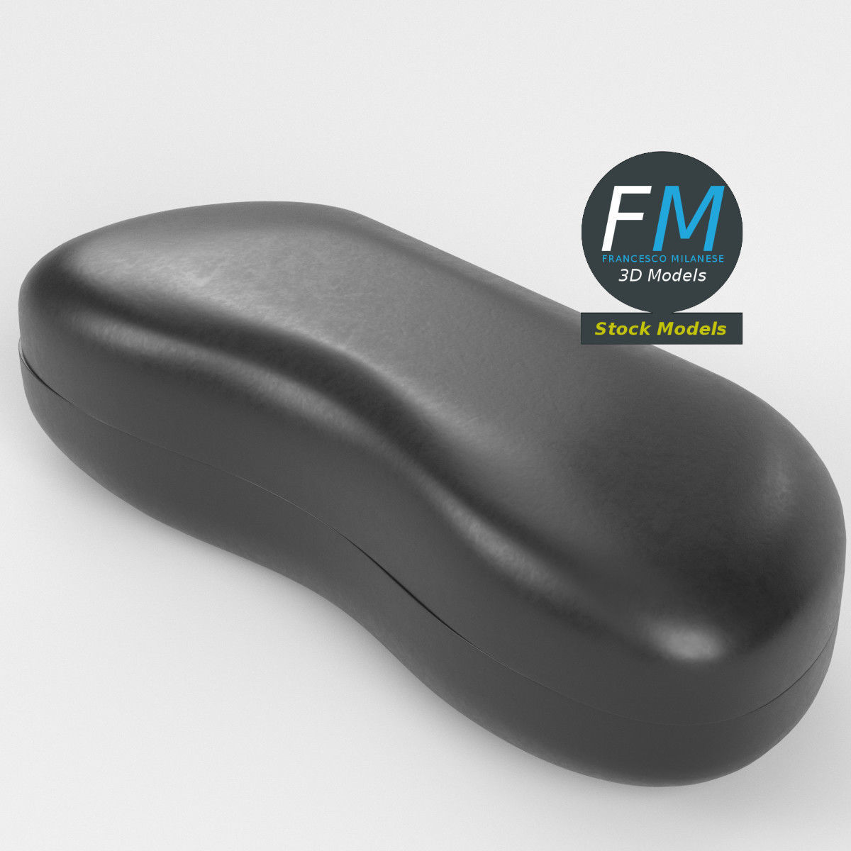 Eyeglasses empty case 1 3D model_2
