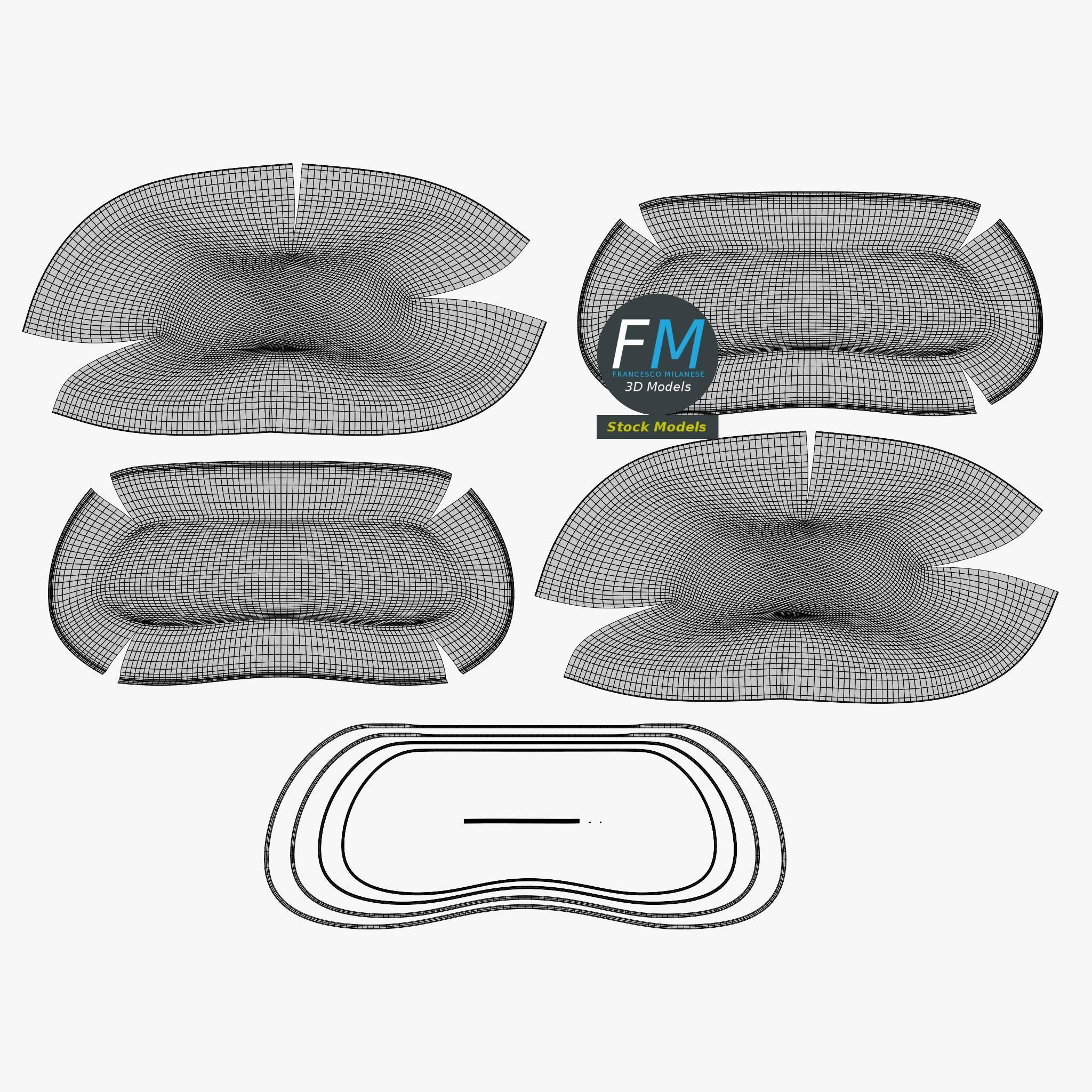 Eyeglasses empty case 1 3D model_11