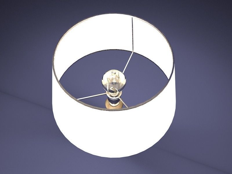 Cool table lamps in classic style for Cinema 4D 3D model_6