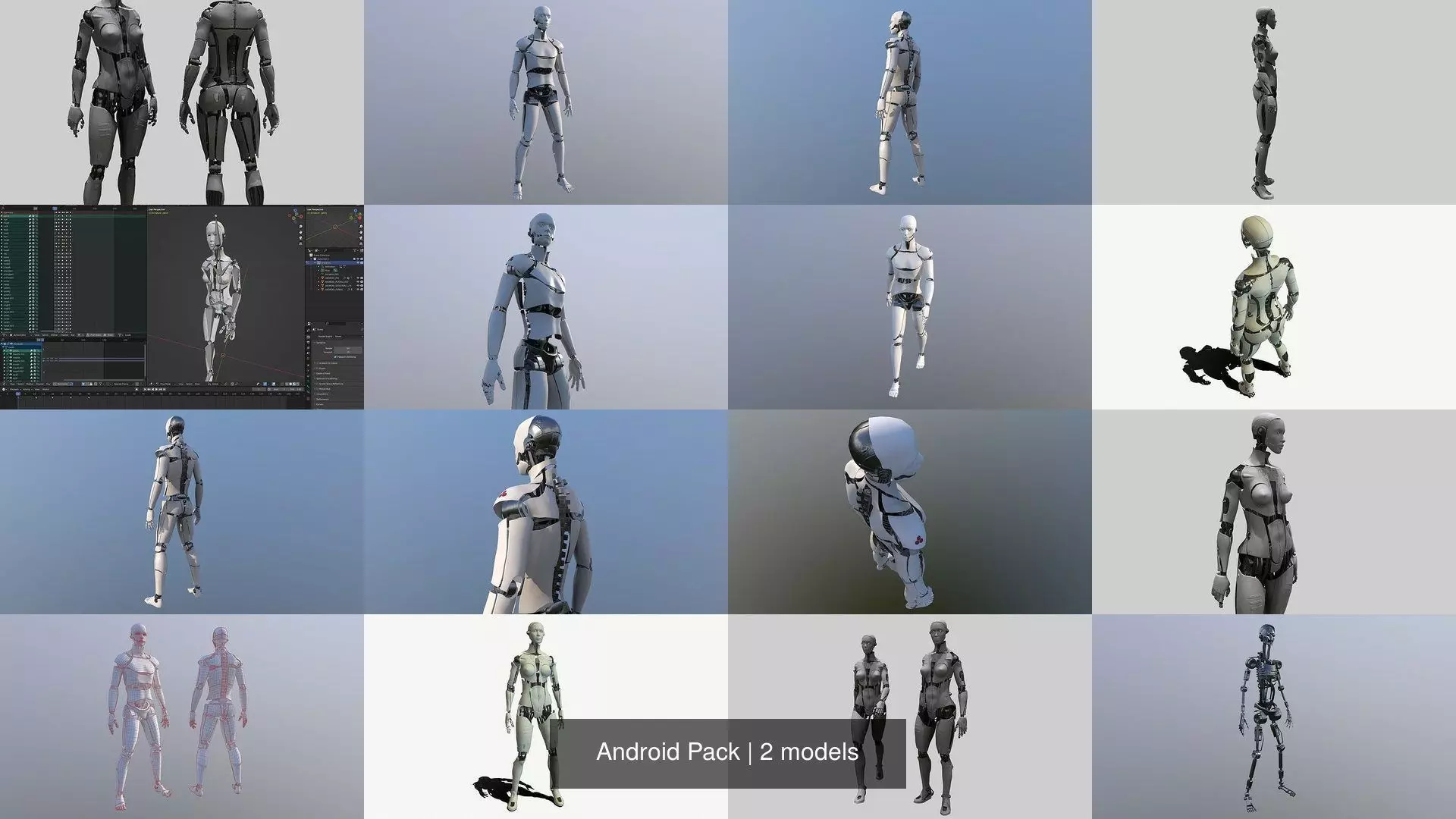 Android Pack 3D Model Collection_2