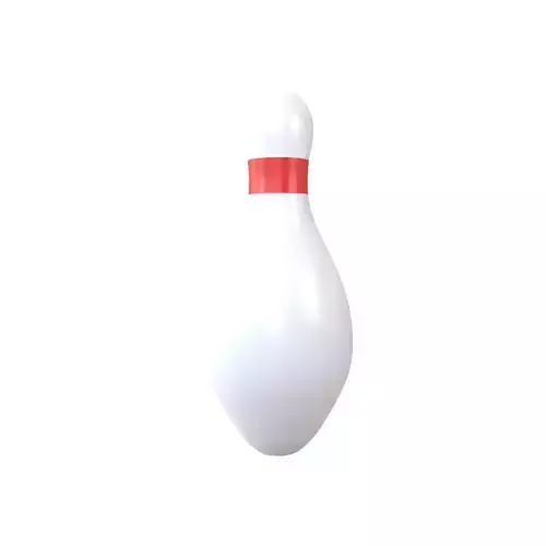 Duckpin Bowling v1 001 Low-poly 3D model