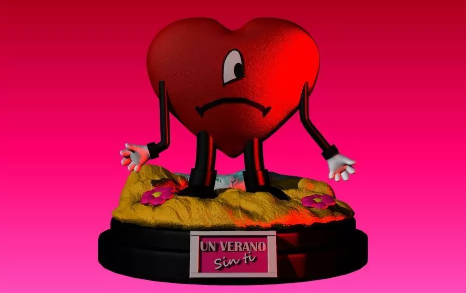 BAD BUNNY UN VERANO SIN TI 3D print model