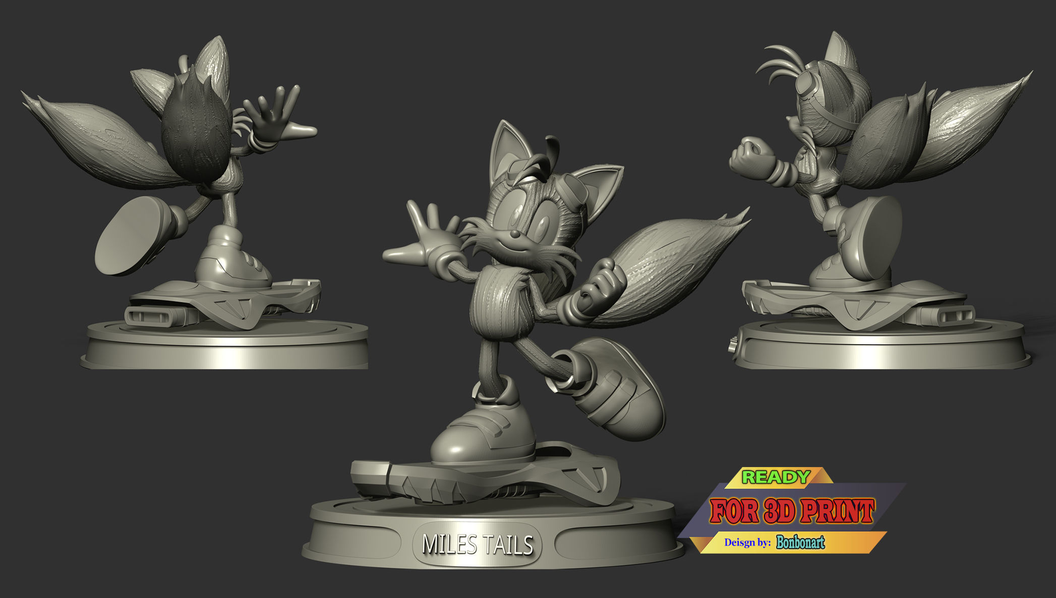 Miles Tails Prower Riders 3D print model_5