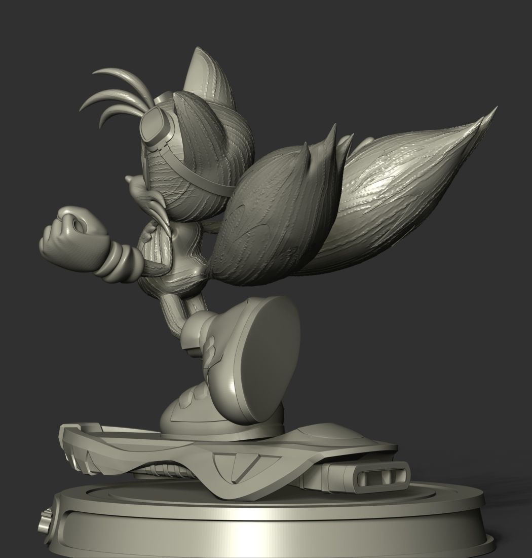 Miles Tails Prower Riders 3D print model_15