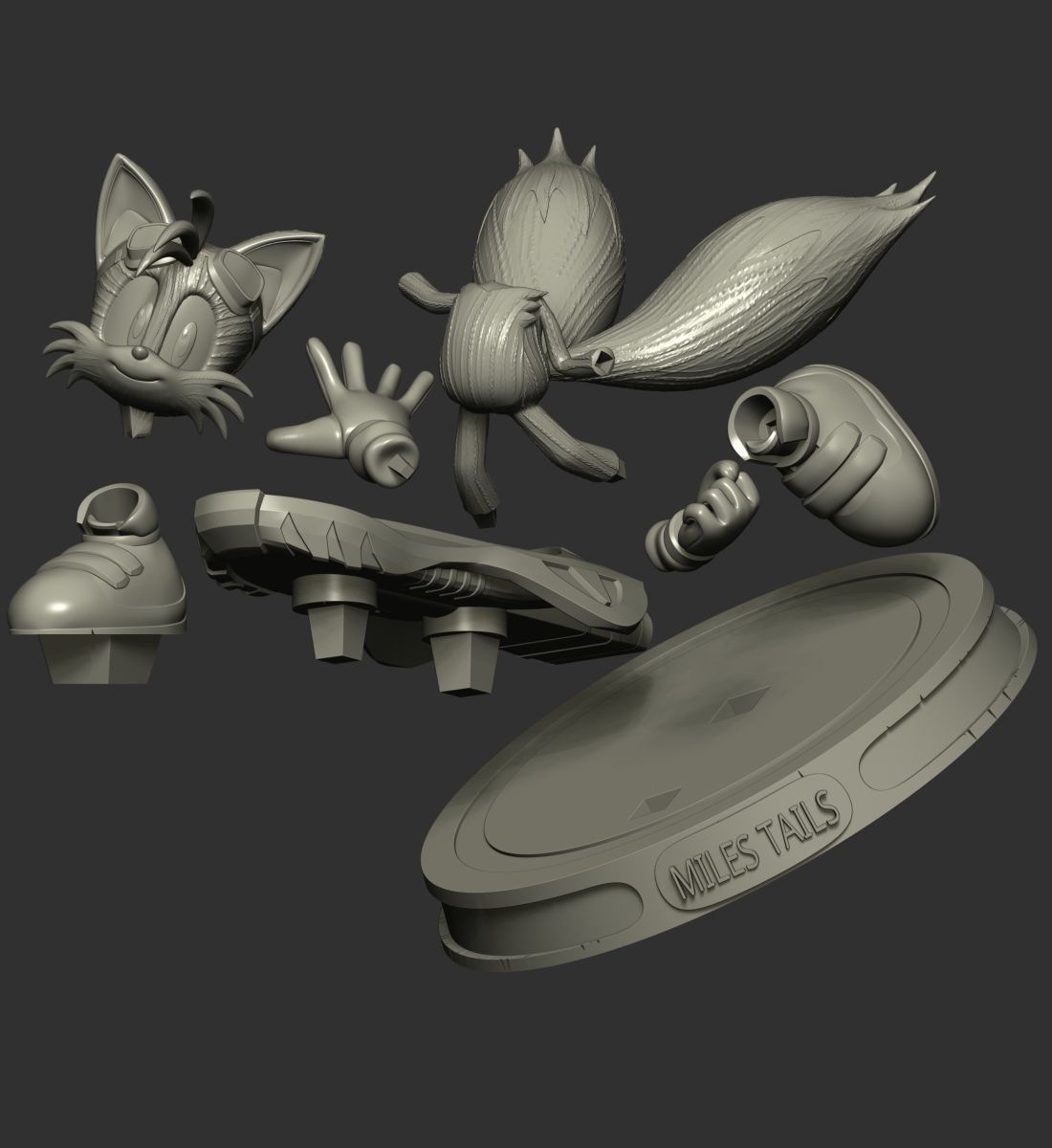 Miles Tails Prower Riders 3D print model_17