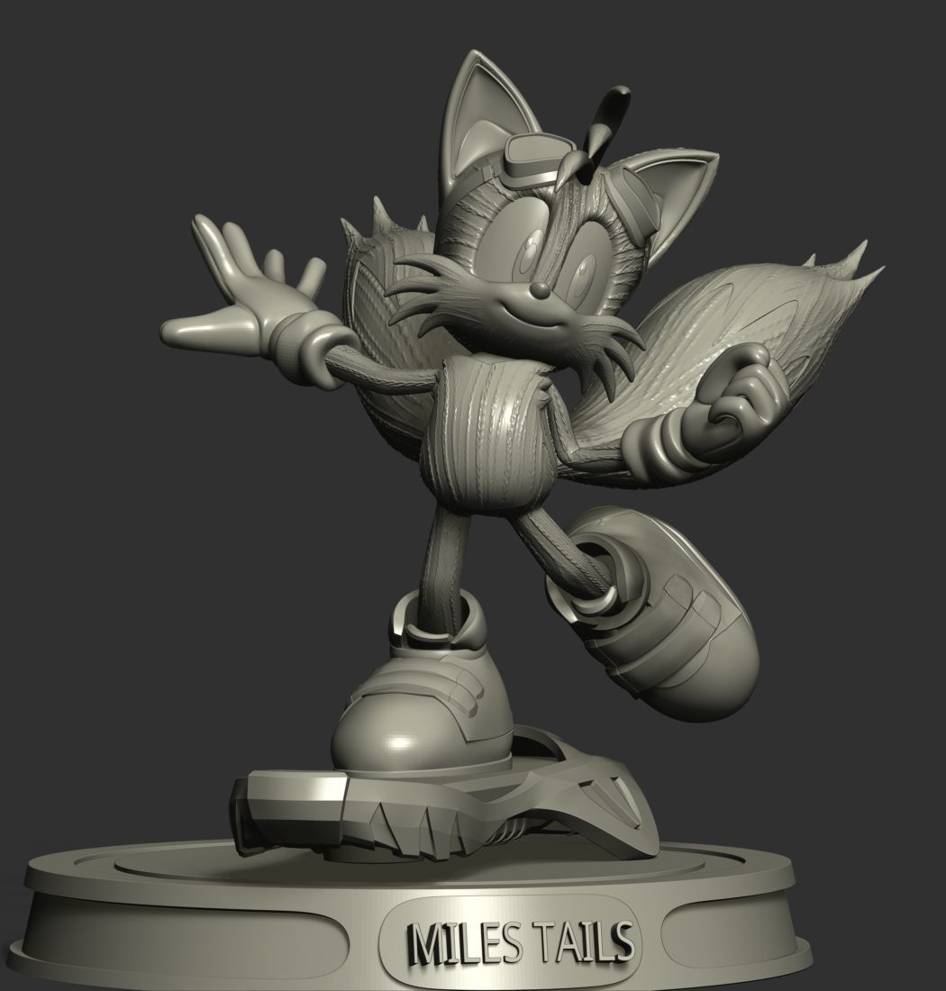 Miles Tails Prower Riders 3D print model_14