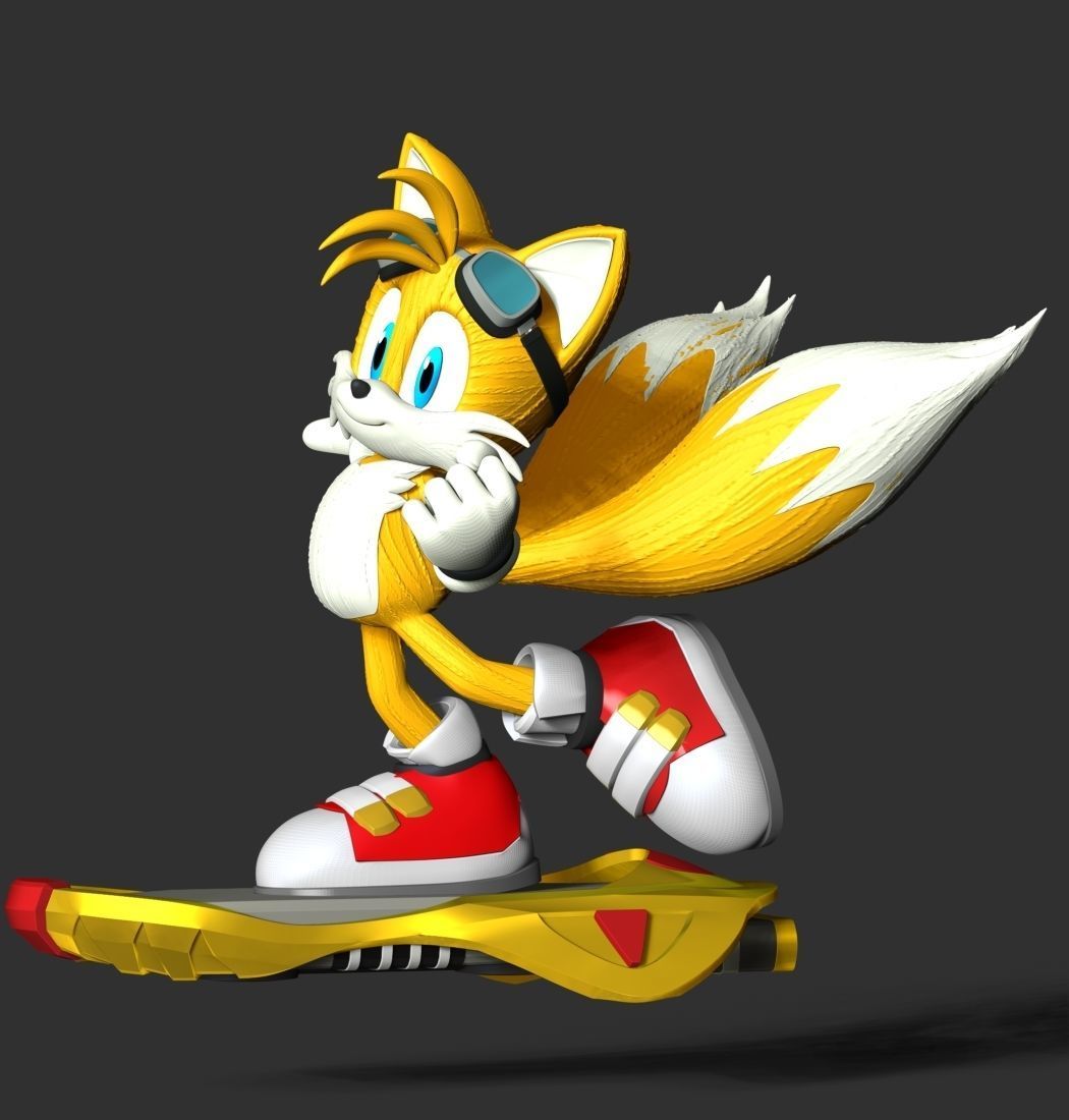 Miles Tails Prower Riders 3D print model_8