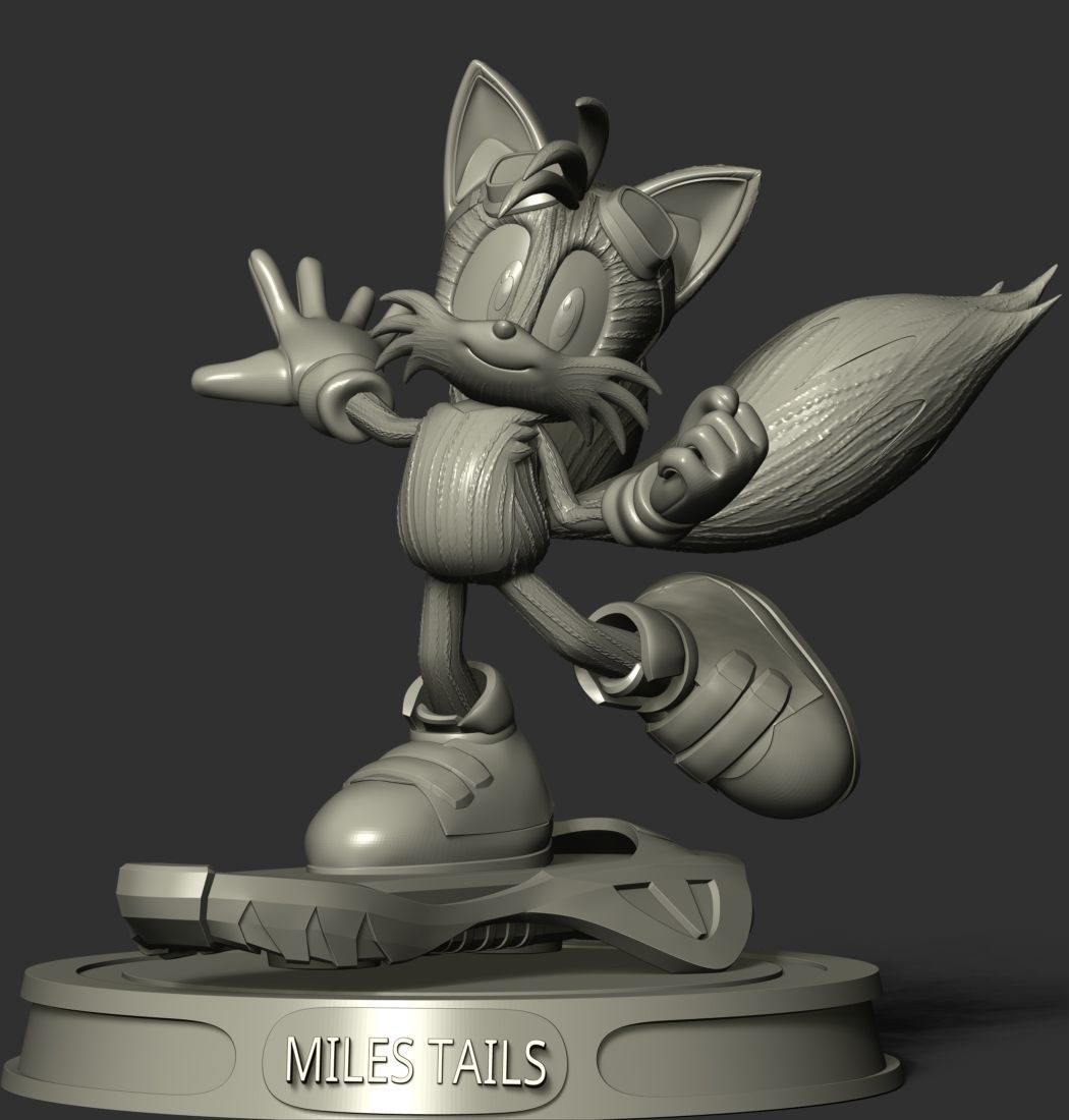 Miles Tails Prower Riders 3D print model_13