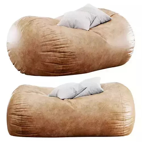 Leather Bean bag Three Posts Teen