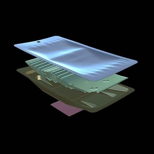 Sliced Cheese 2 3D model 7
