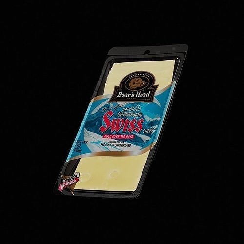 Sliced Cheese 2 3D model 3