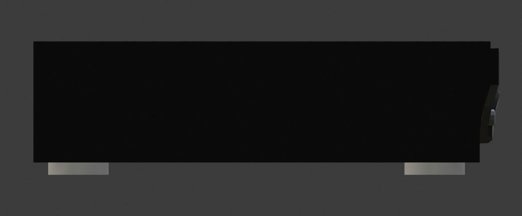 Low Poly VHS Model cd player - cd player Low-poly 3D model_13