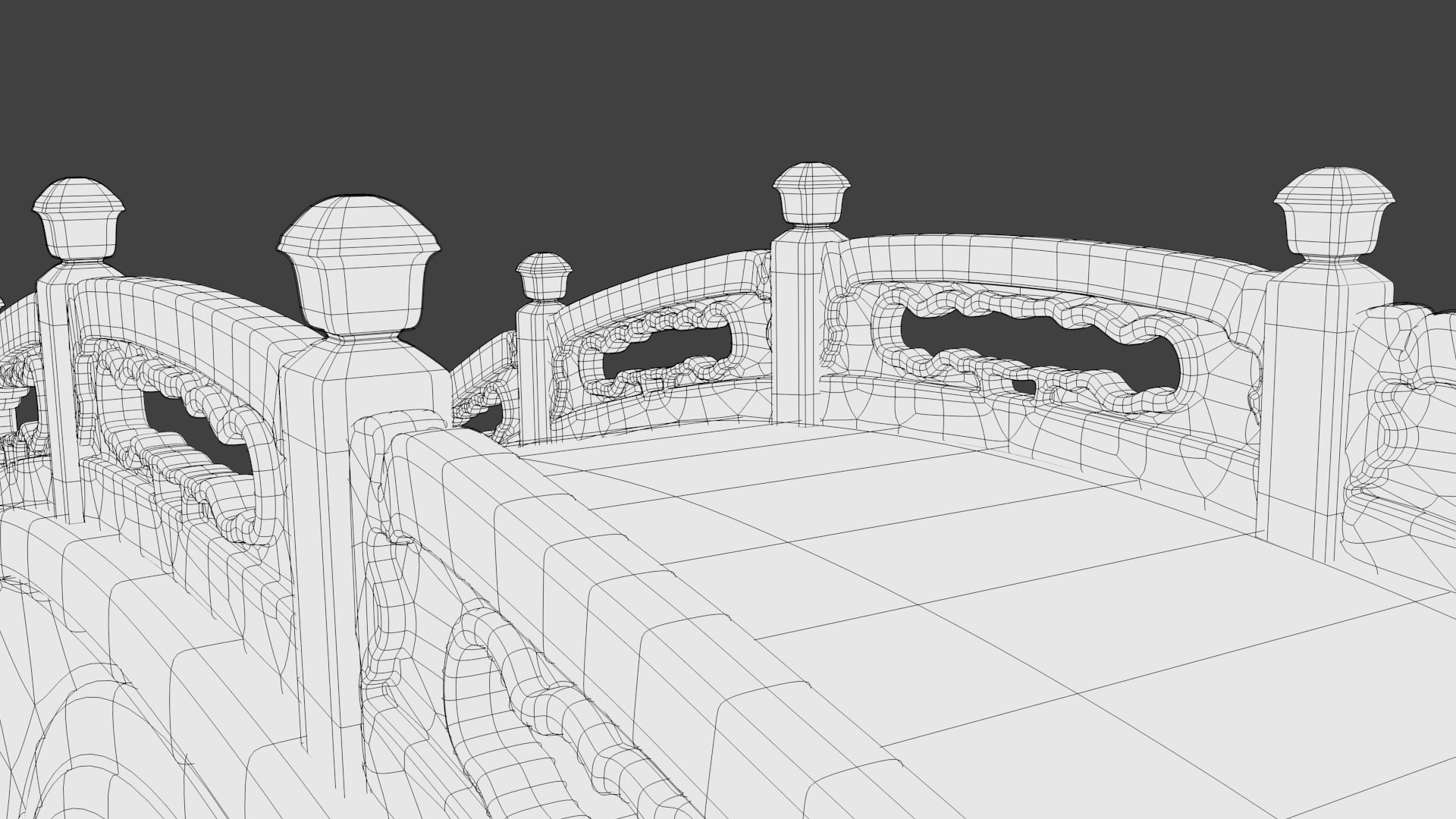 Moon Bridge 3D model_7