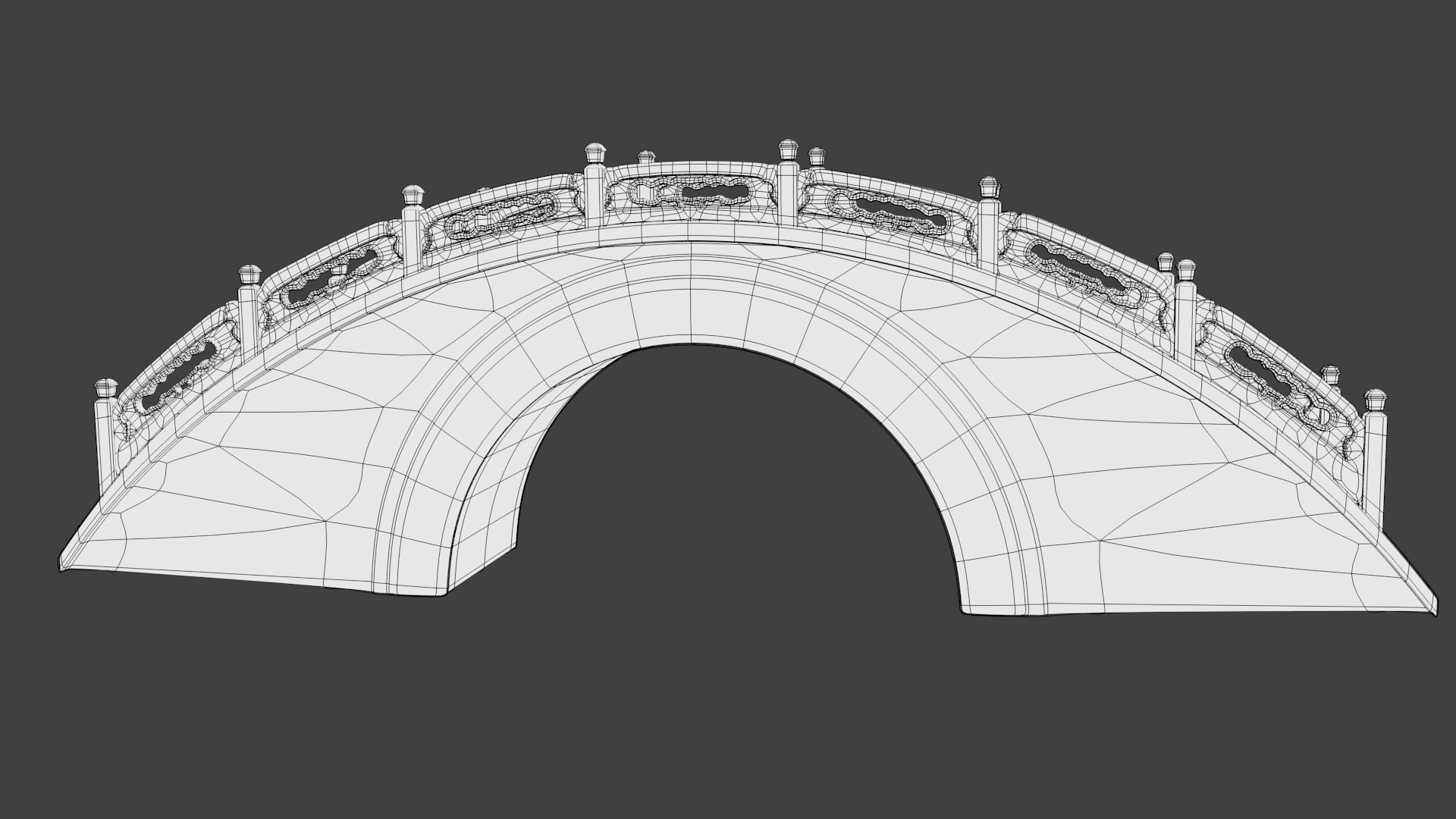Moon Bridge 3D model_5