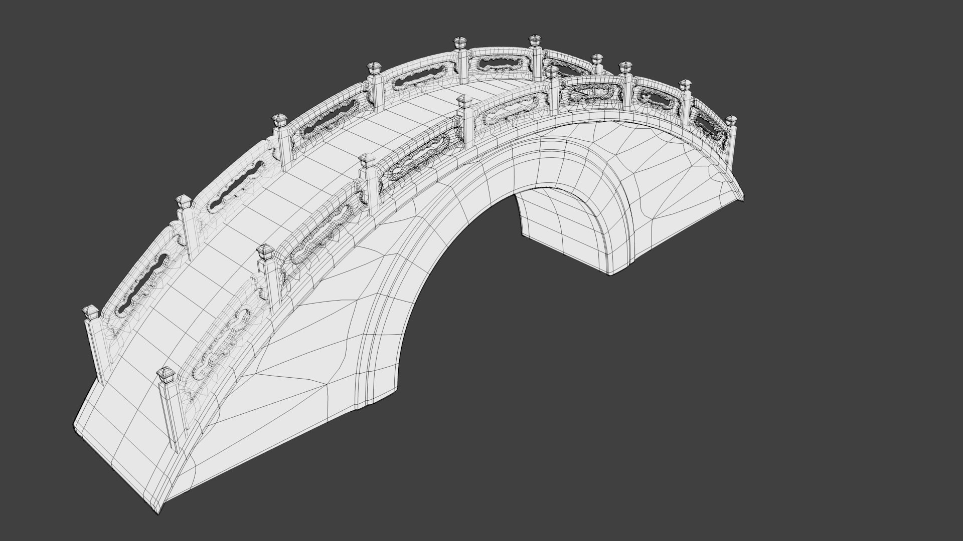Moon Bridge 3D model_6